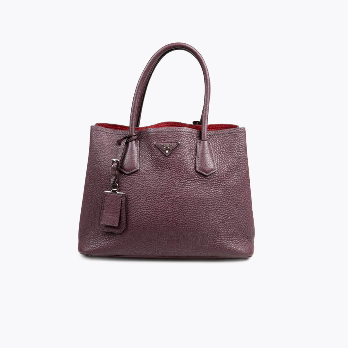 PRADA Medium Saffiano Cuir Double Tote