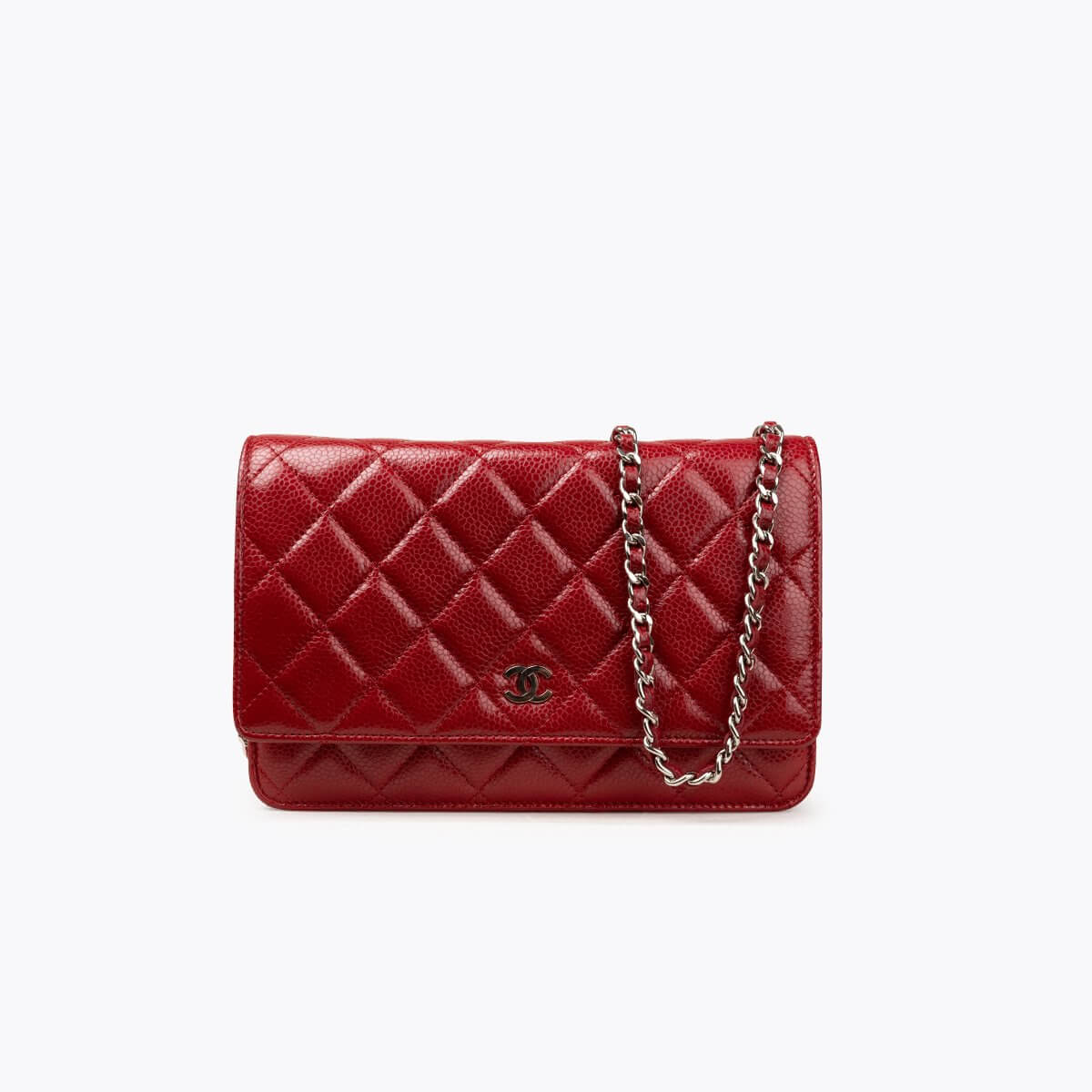 CHANEL Timeless Caviar Wallet On Chain