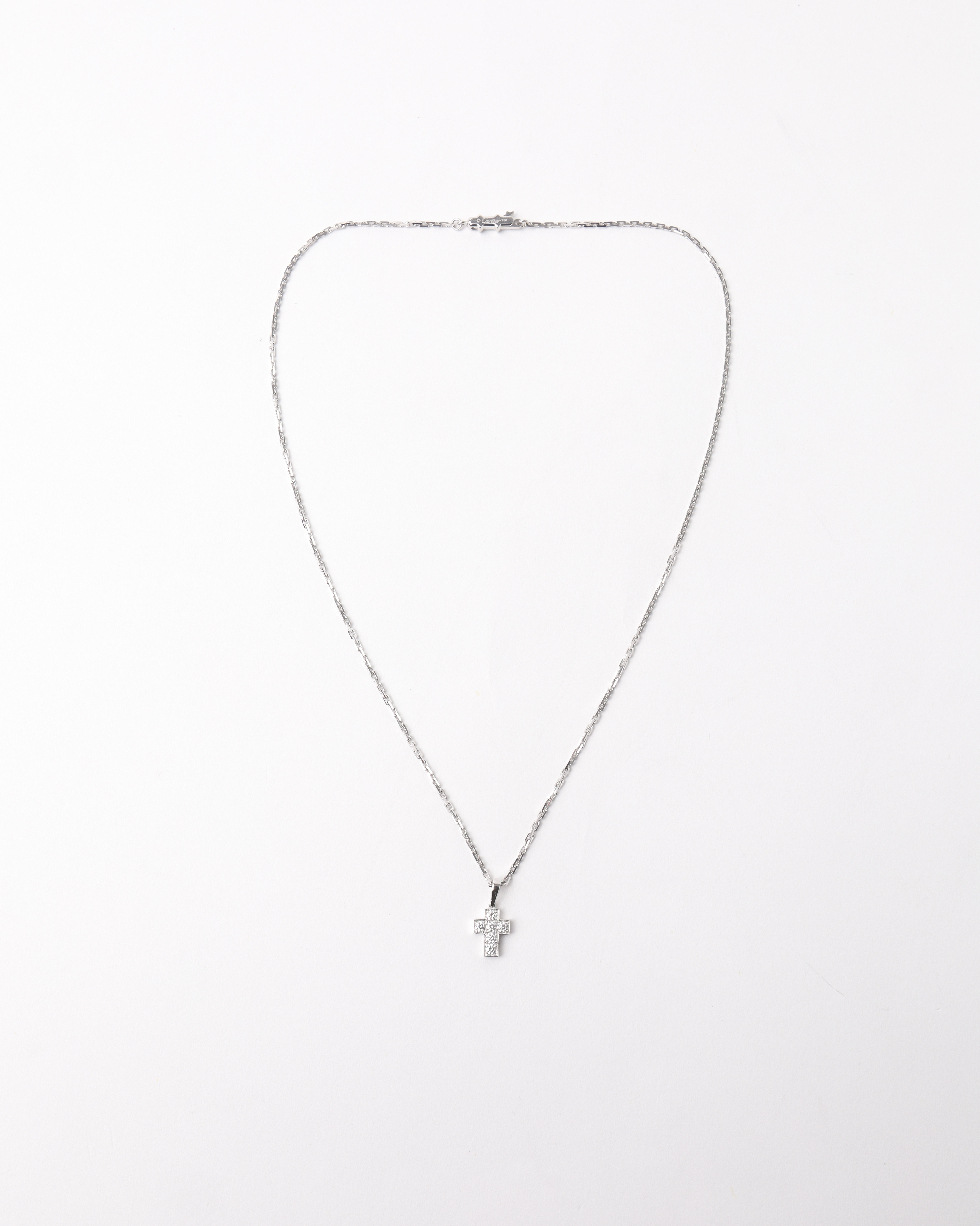 Cartier Cross Diamond Necklace