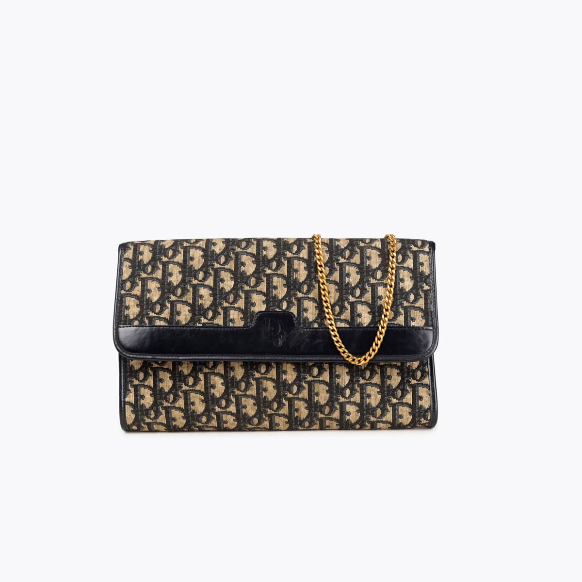 CHRISTIAN DIOR Diorissimo Chain Clutch Bag