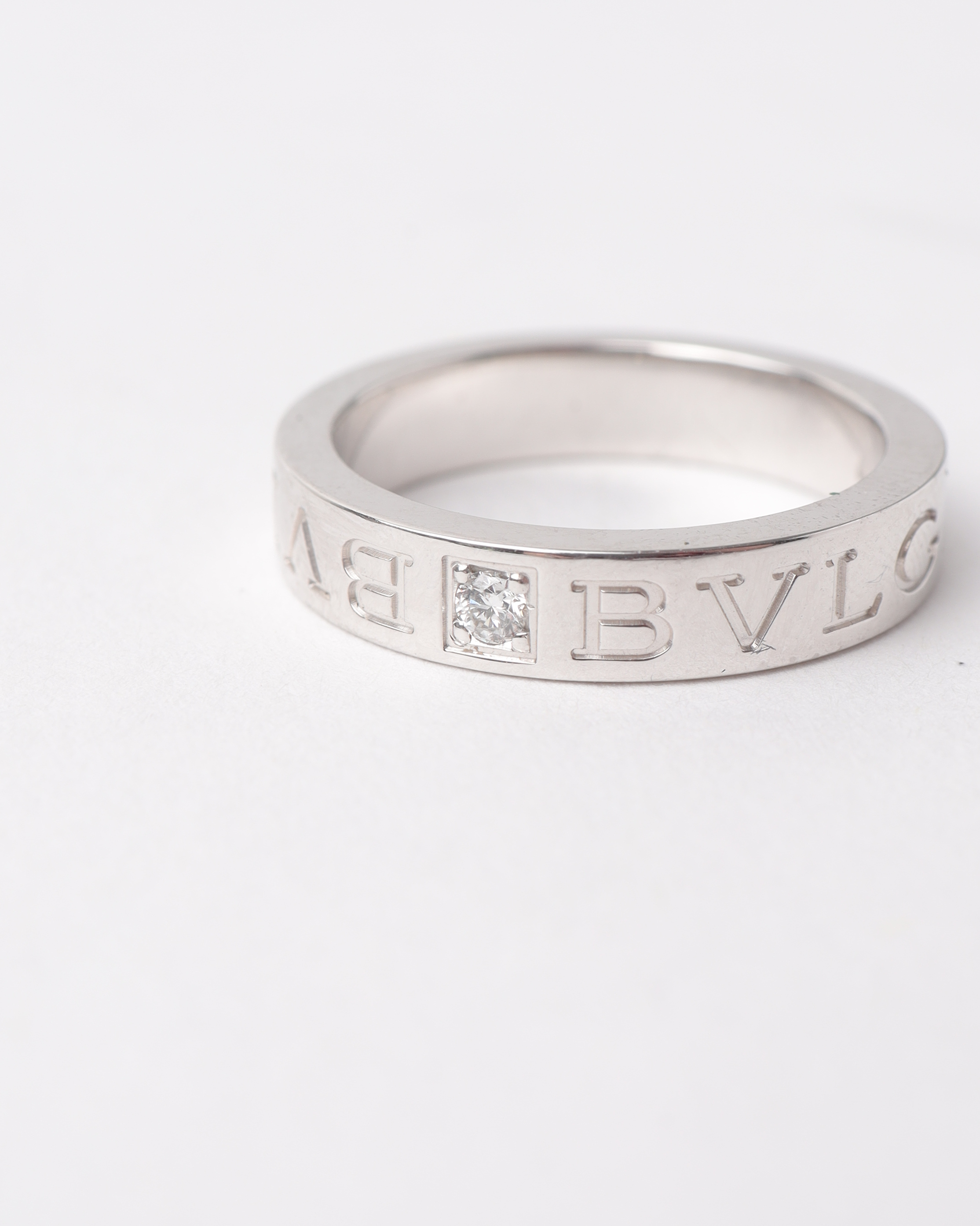 Bvlgari Double Logo Ring