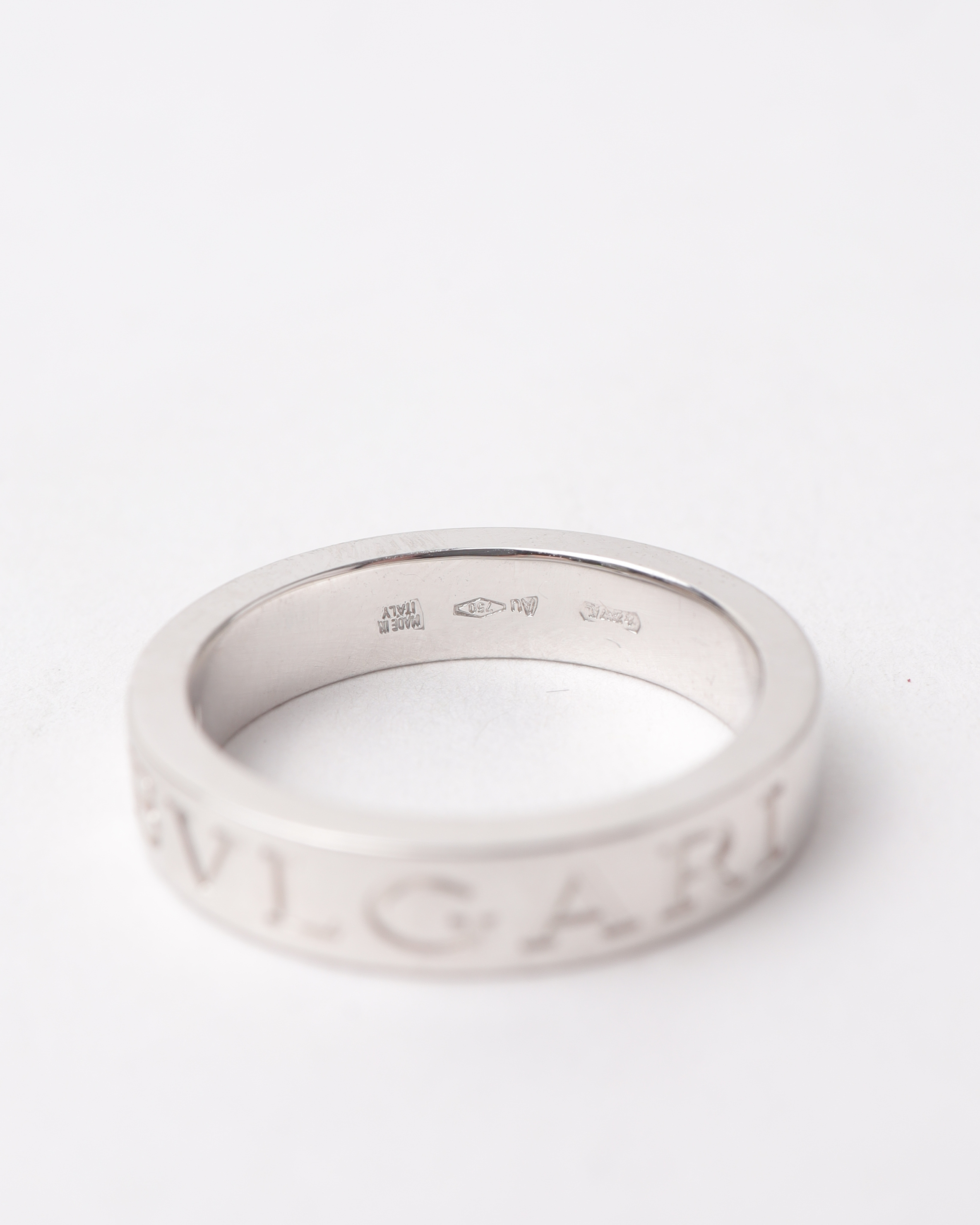Bvlgari Double Logo Ring