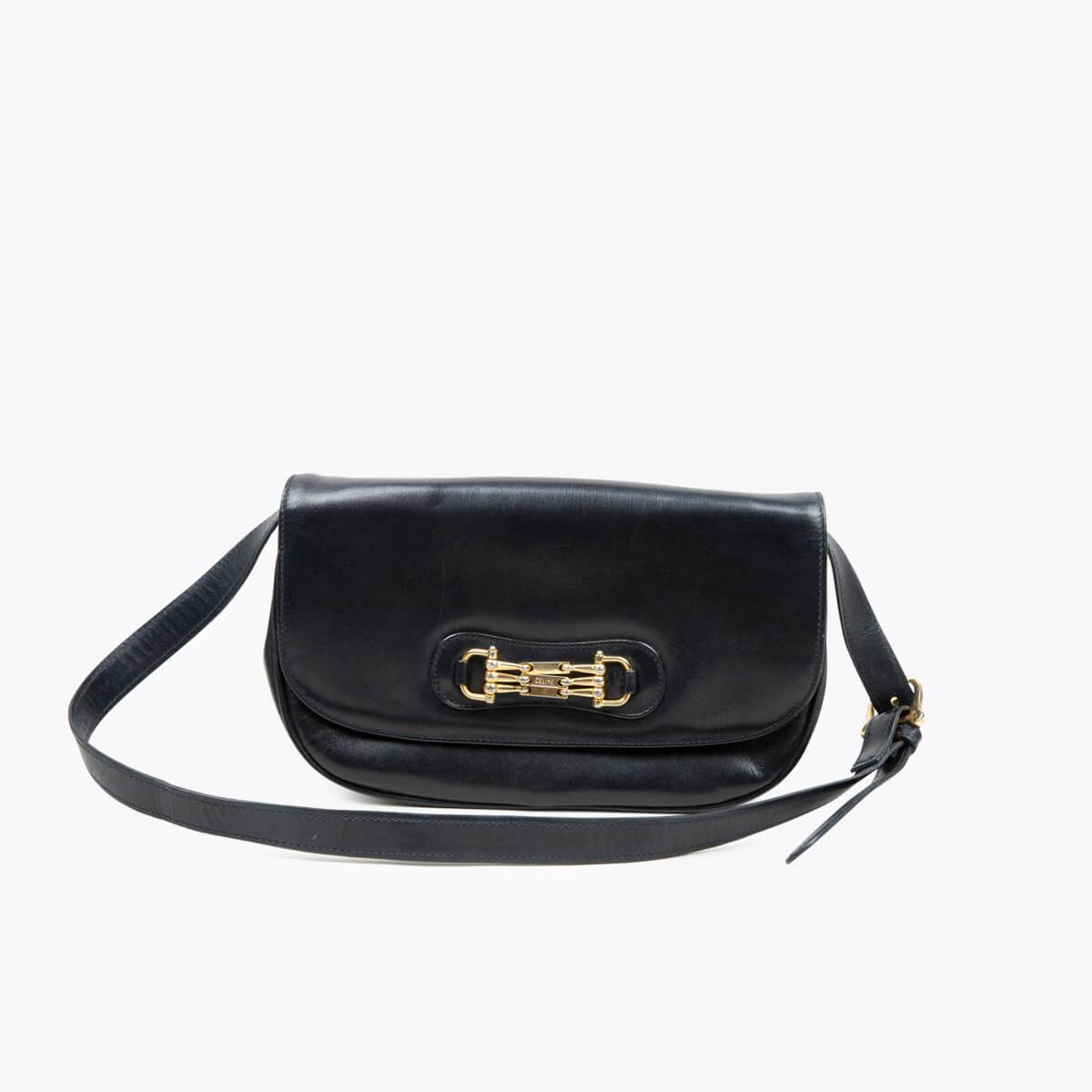 CELINE Horse-Bit Shoulder Bag