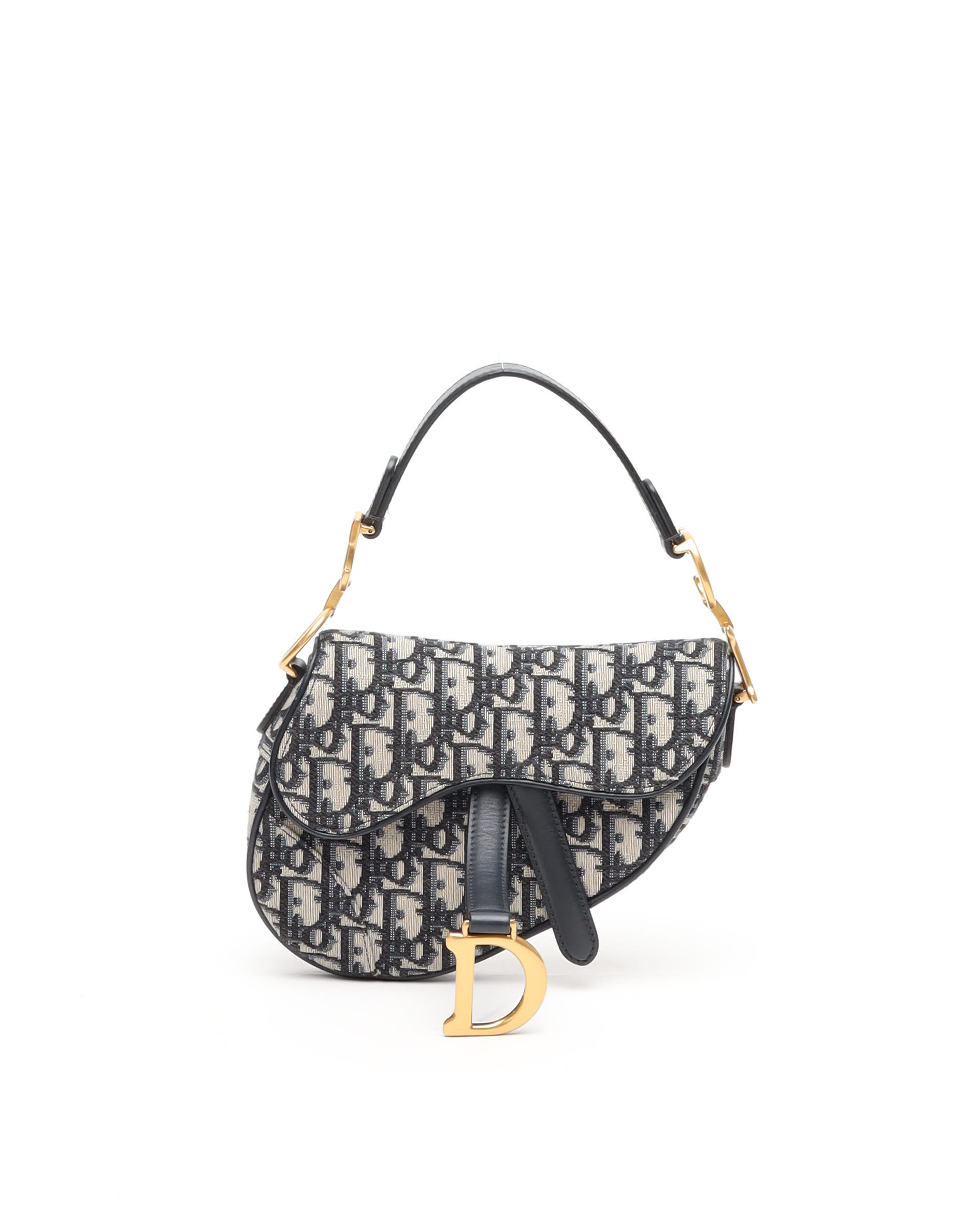 CHRISTIAN DIOR Mini Oblique Saddle Bag