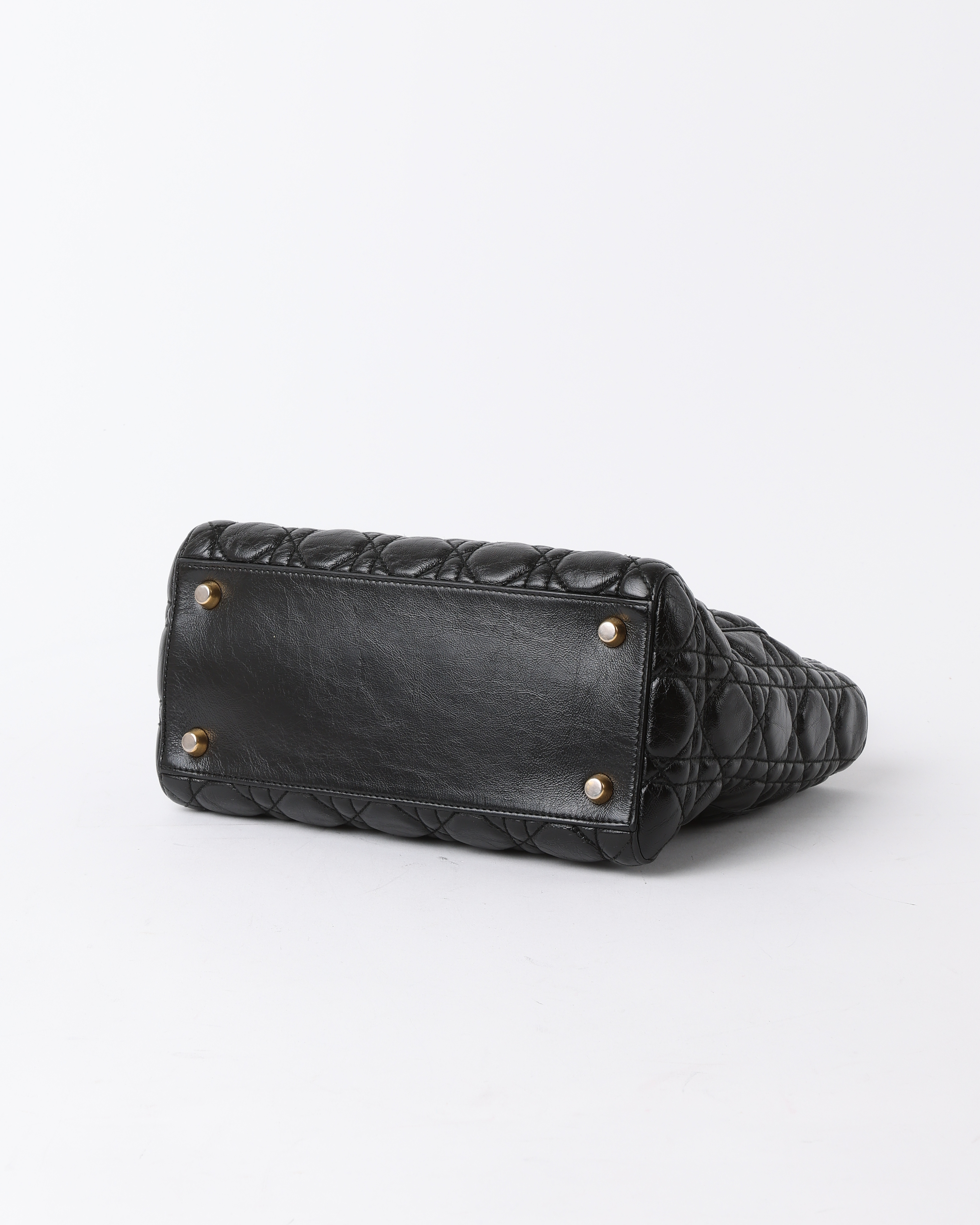 Dior Christian  Medium Soft Lady  Cannage Bag