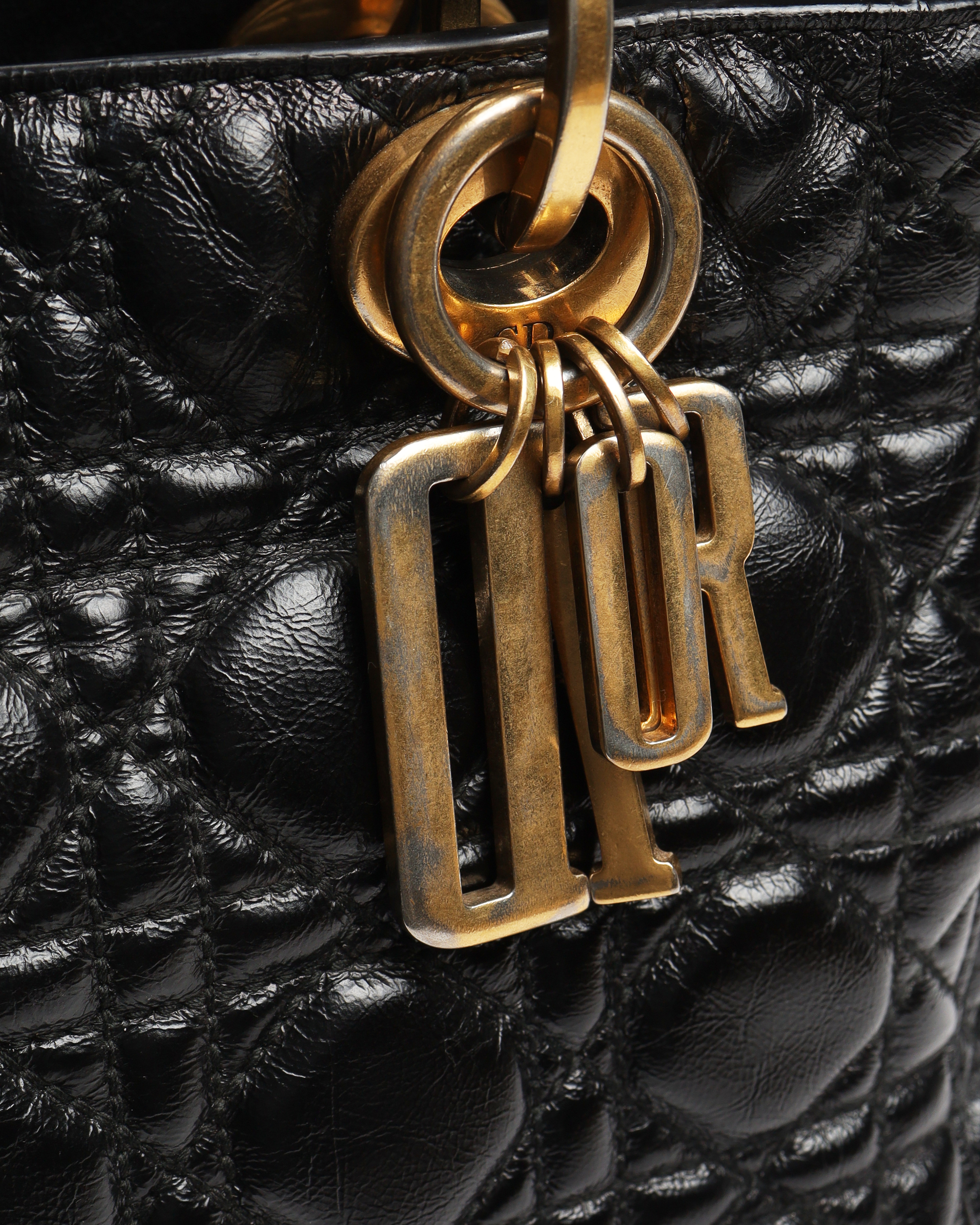 Dior Christian  Medium Soft Lady  Cannage Bag