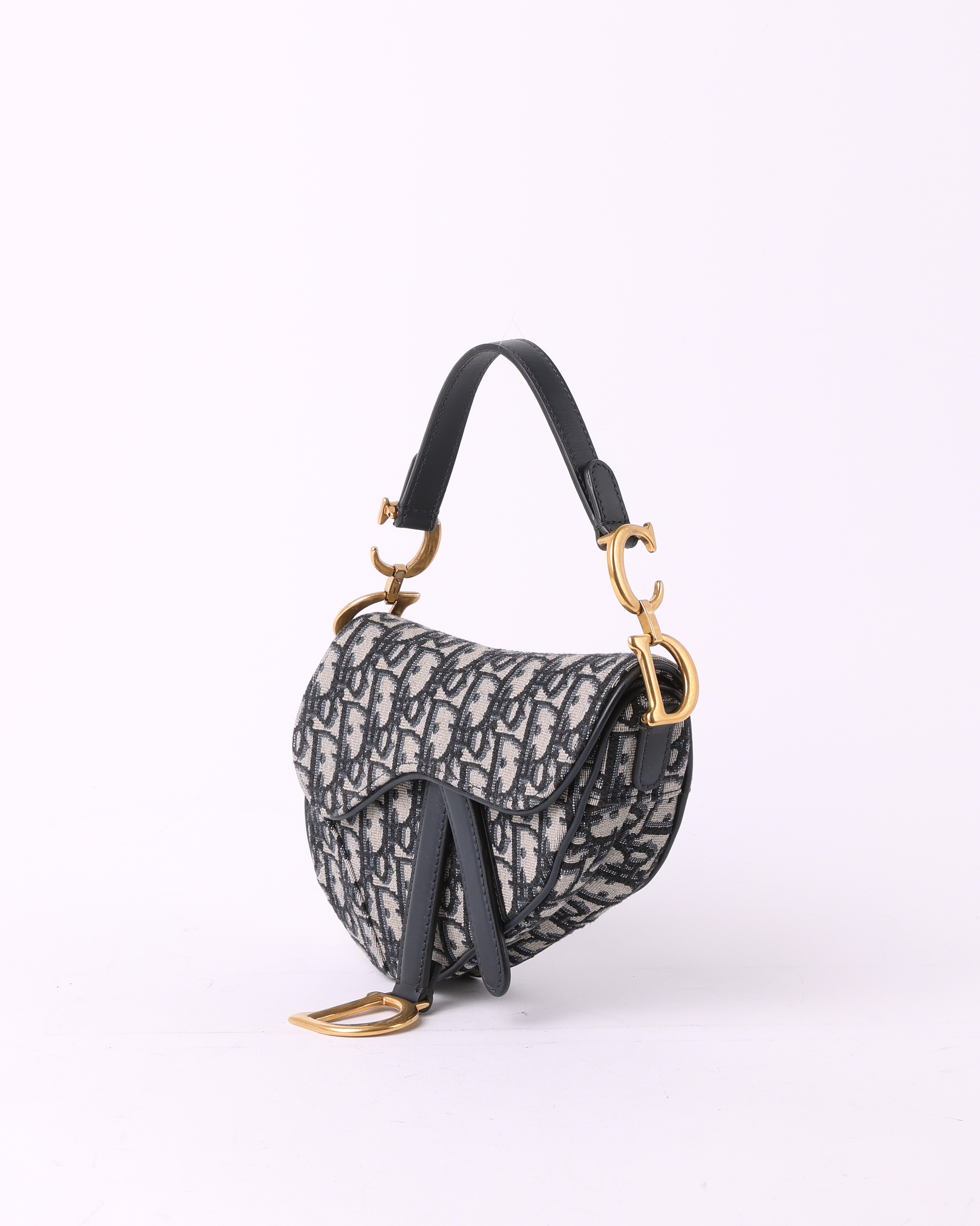 Dior Christian Mini Oblique Saddle Bag