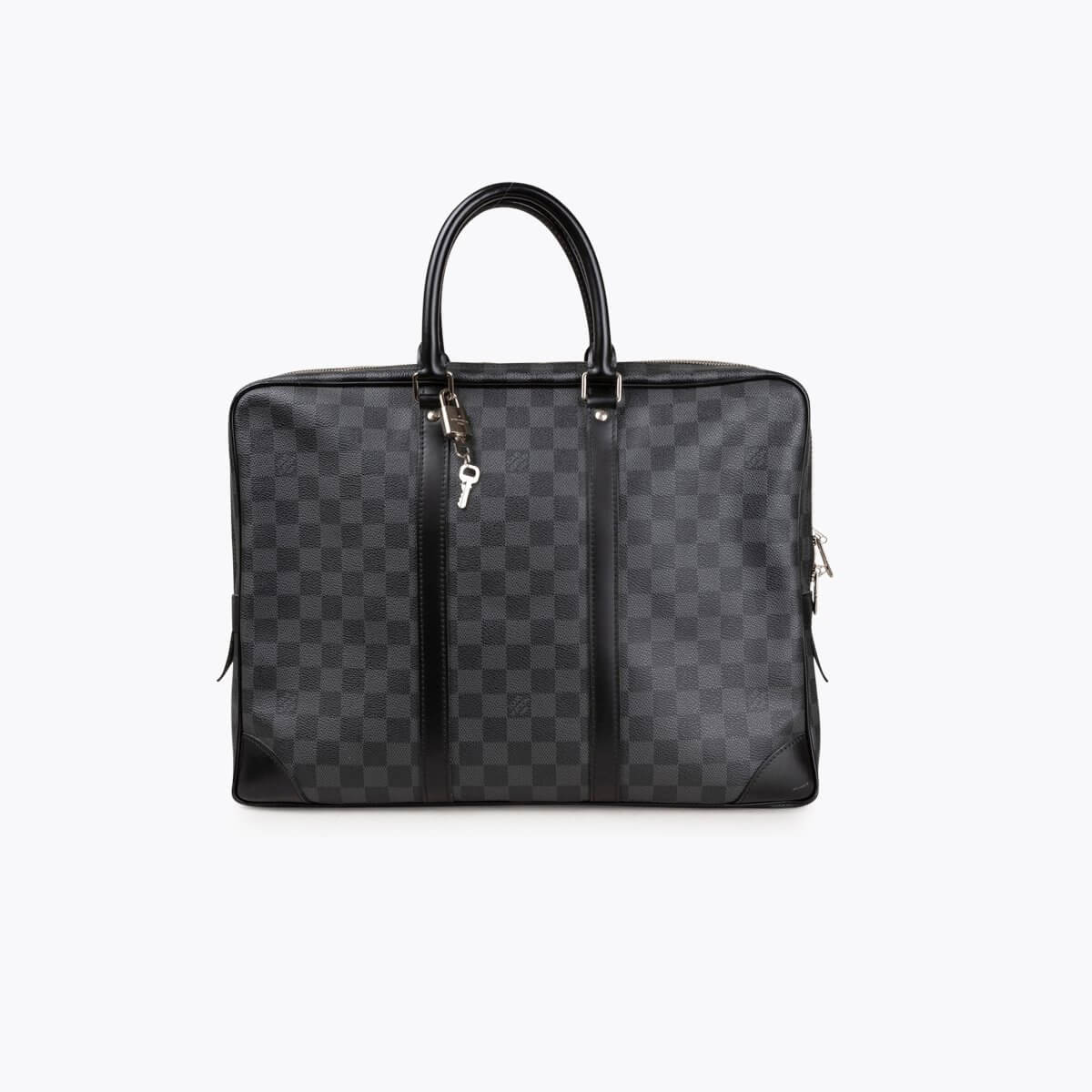 LOUIS VUITTON Damier Graphite Porte-Documents Voyage Bag