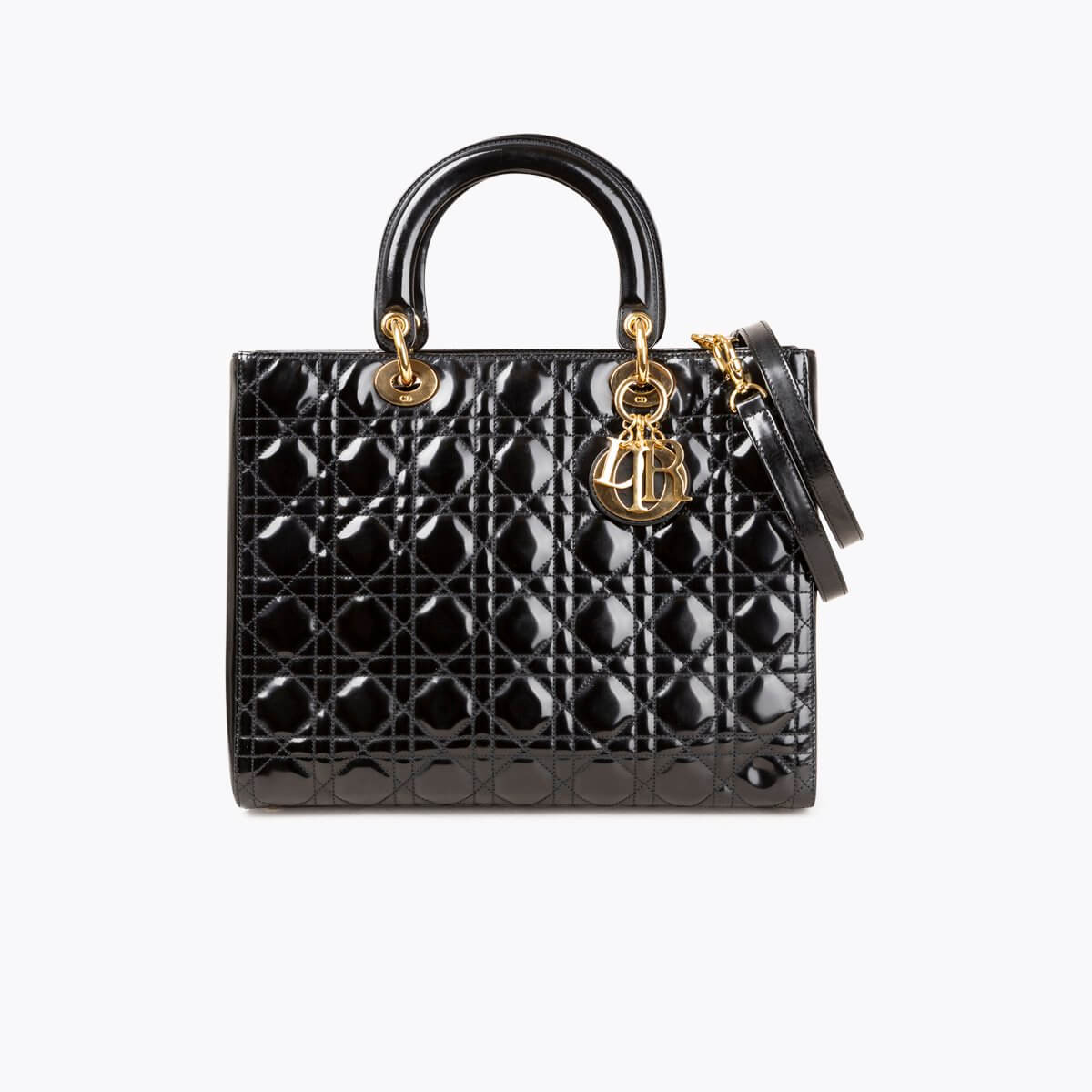 CHRISTIAN DIOR Large Lady Dior Bag