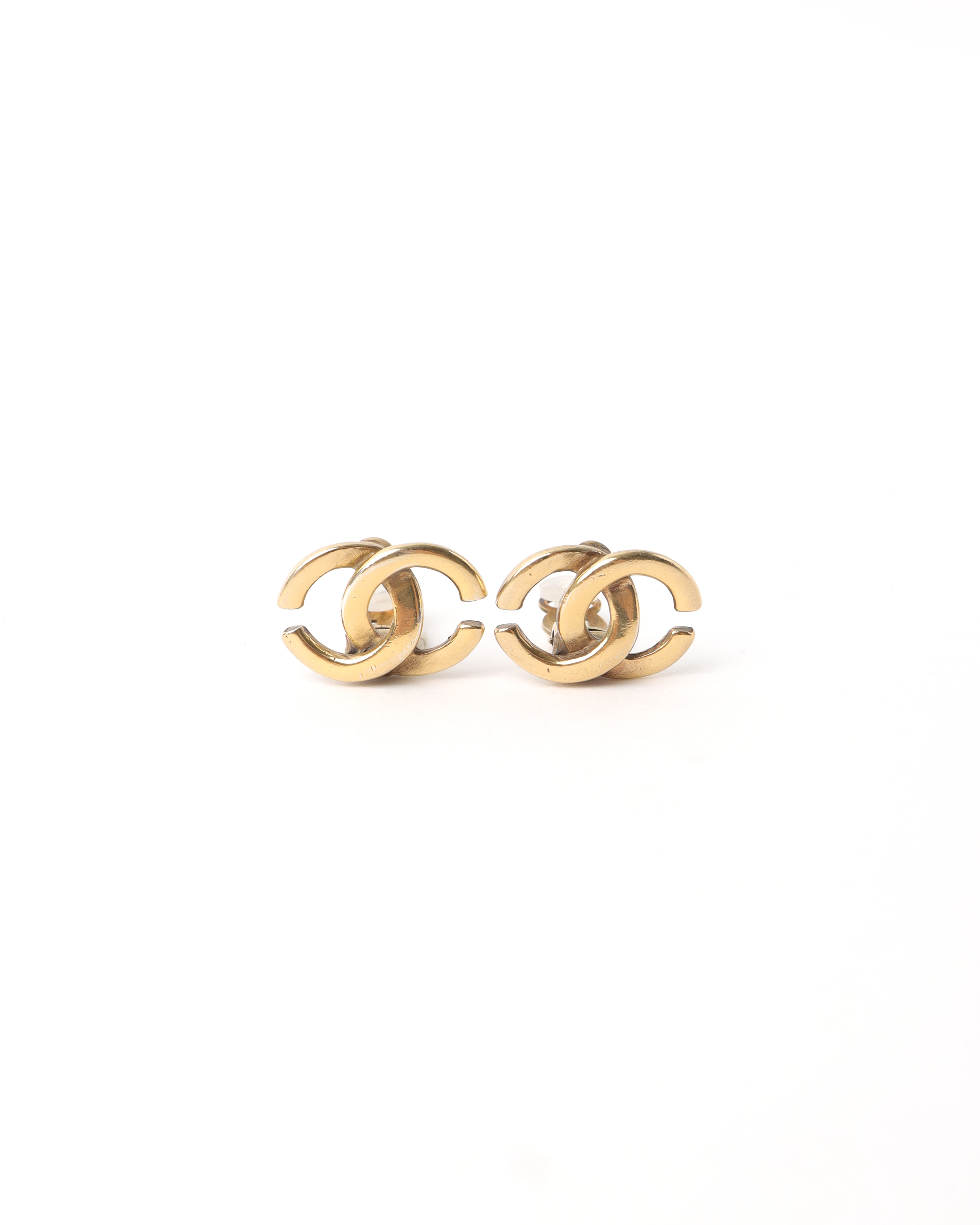 Pre-owned Chanel Coco Mark Clip-on Earrings