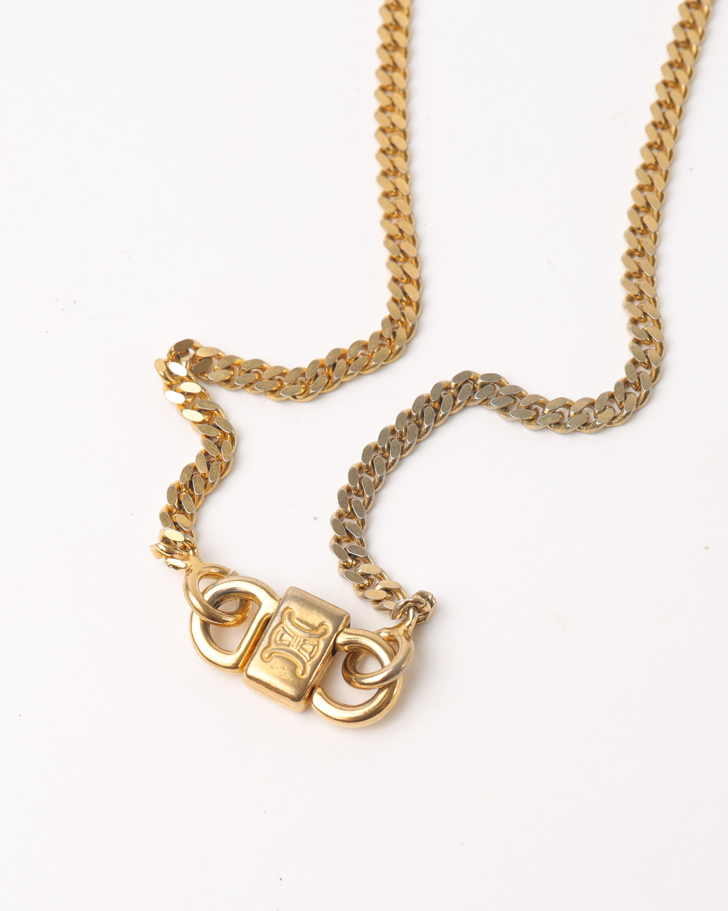 Celine Macadam Rhinestone Necklace