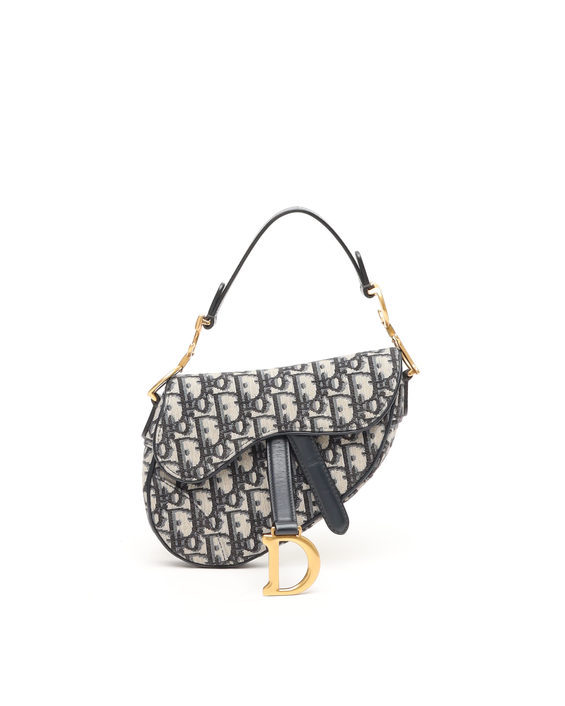 CHRISTIAN DIOR Mini Oblique Saddle Bag