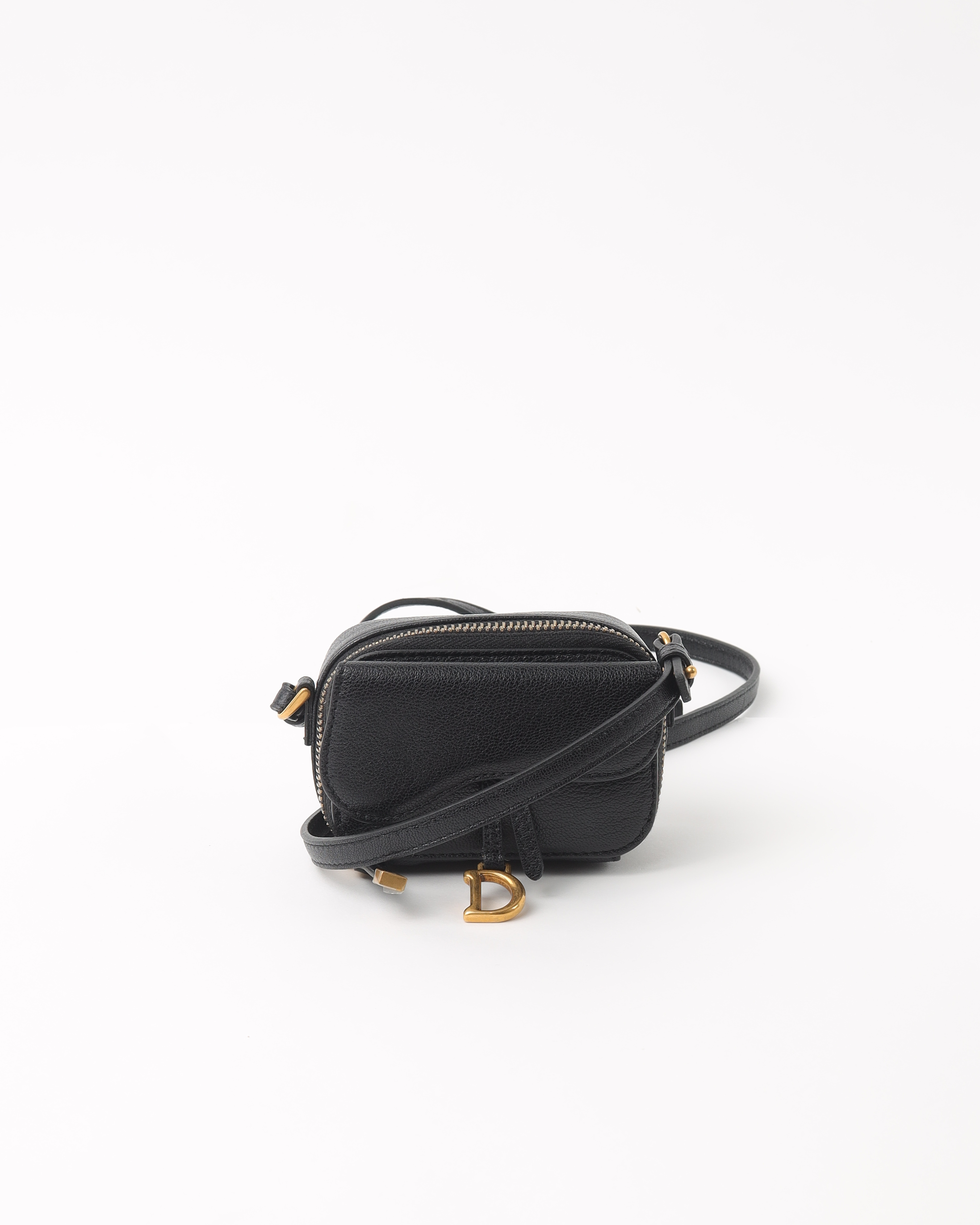 Dior Christian Mini Saddle Strap Pouch