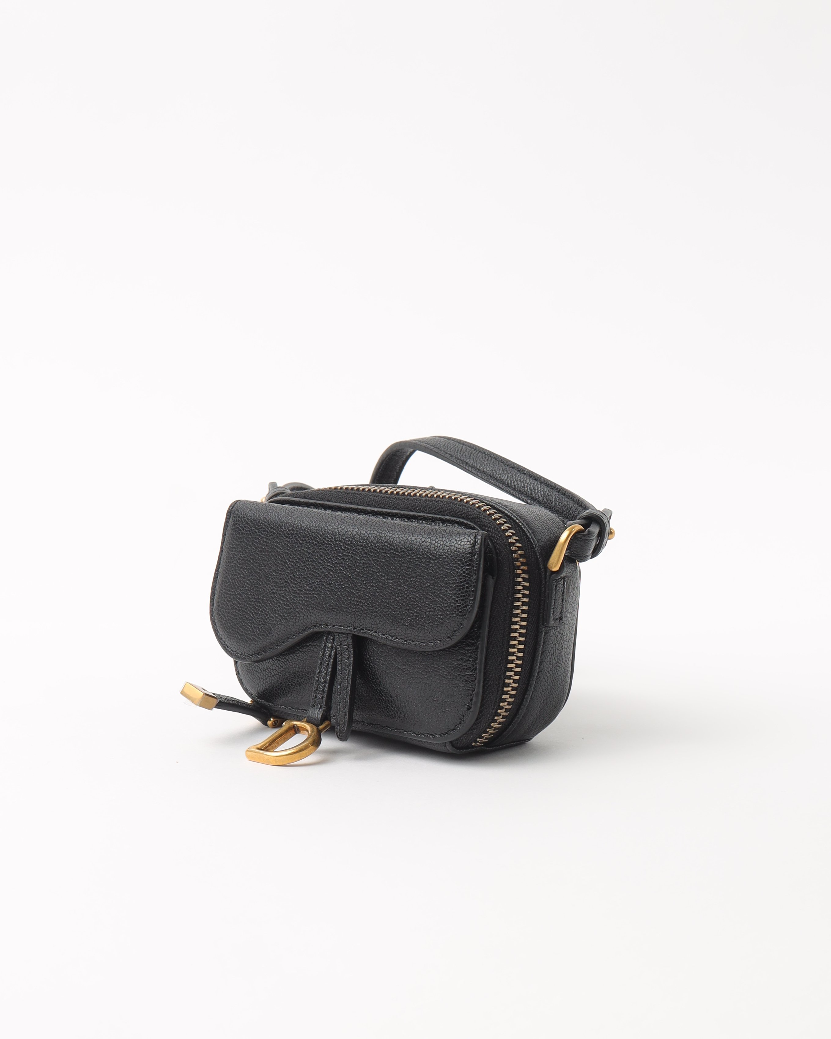 Dior Christian Mini Saddle Strap Pouch