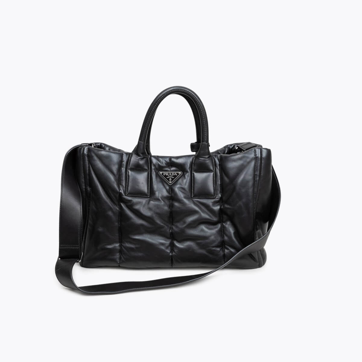 PRADA NEW Tessuto Bom Nero Bag