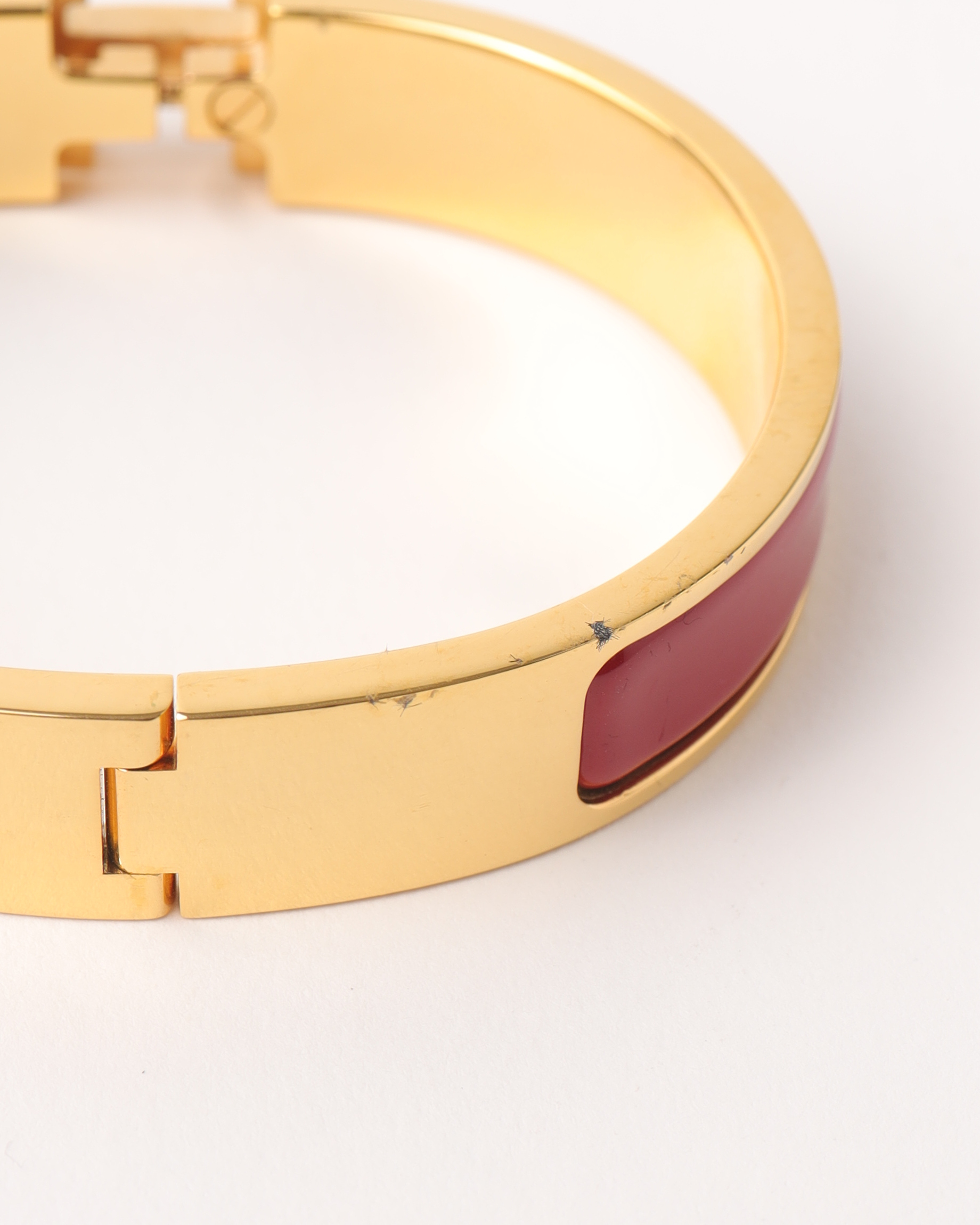 Pre-owned Hermes Hermès Clic H Bracelet