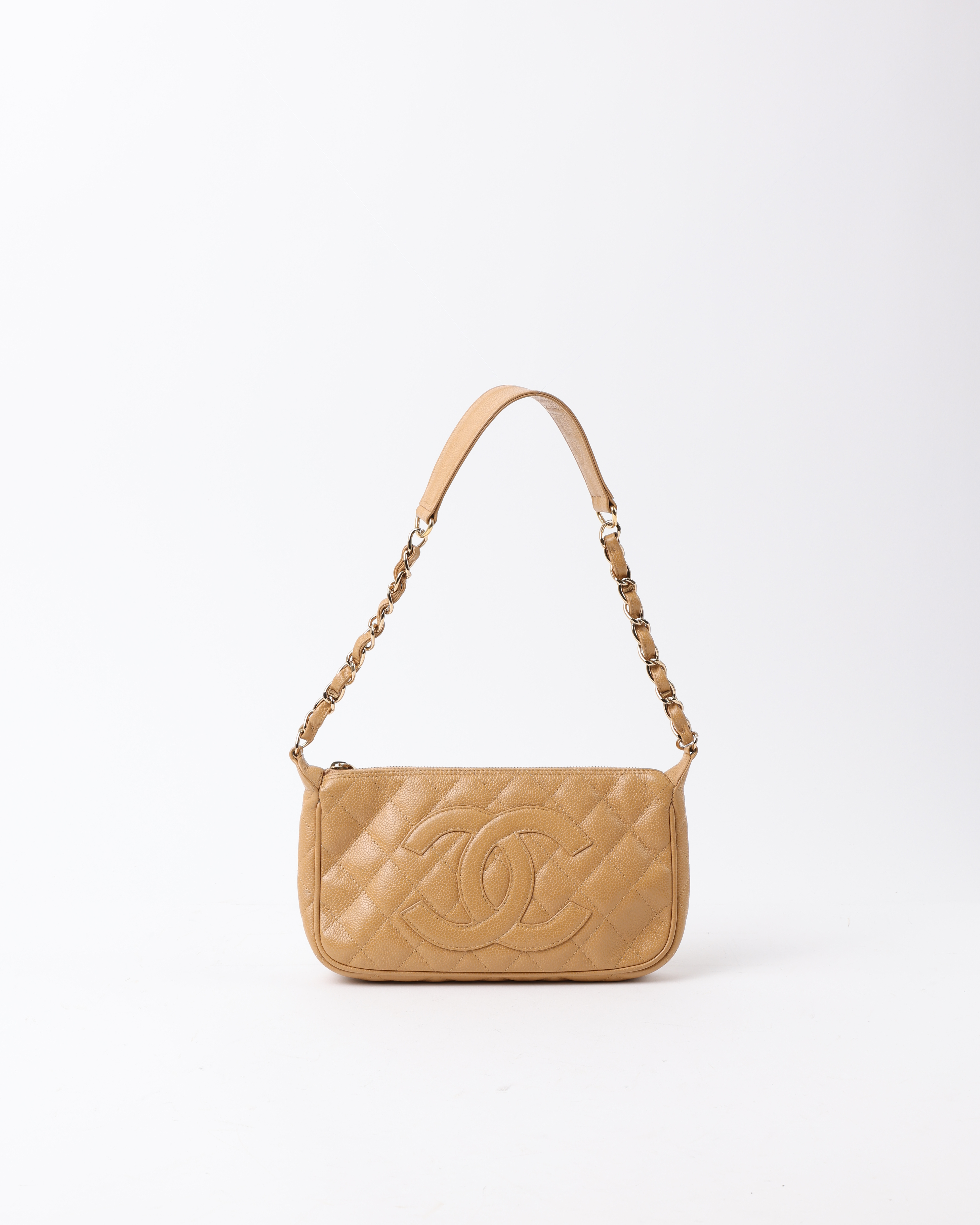 CHANEL Classic CC Caviar Hobo Bag