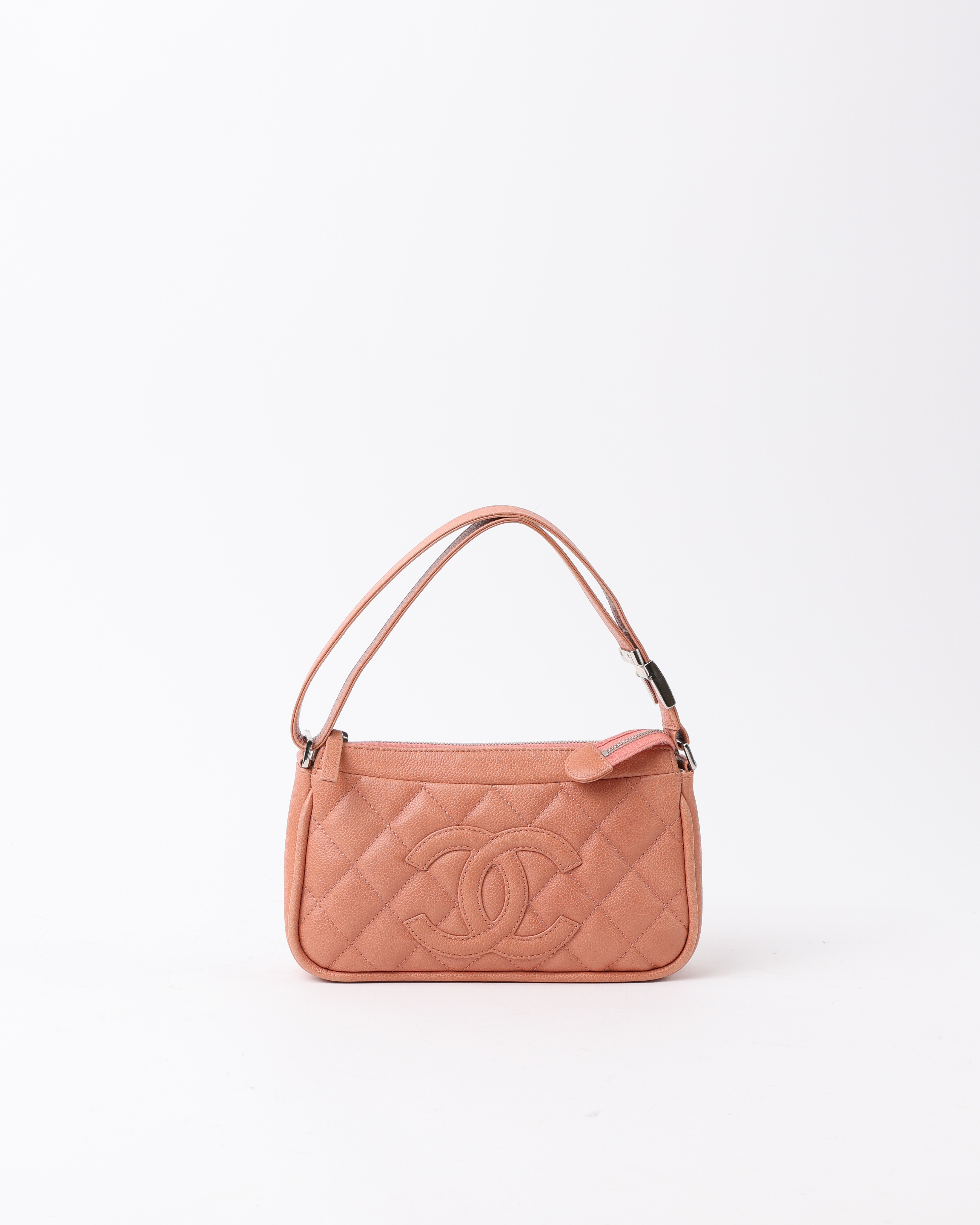 CHANEL CC Caviar Hobo Bag