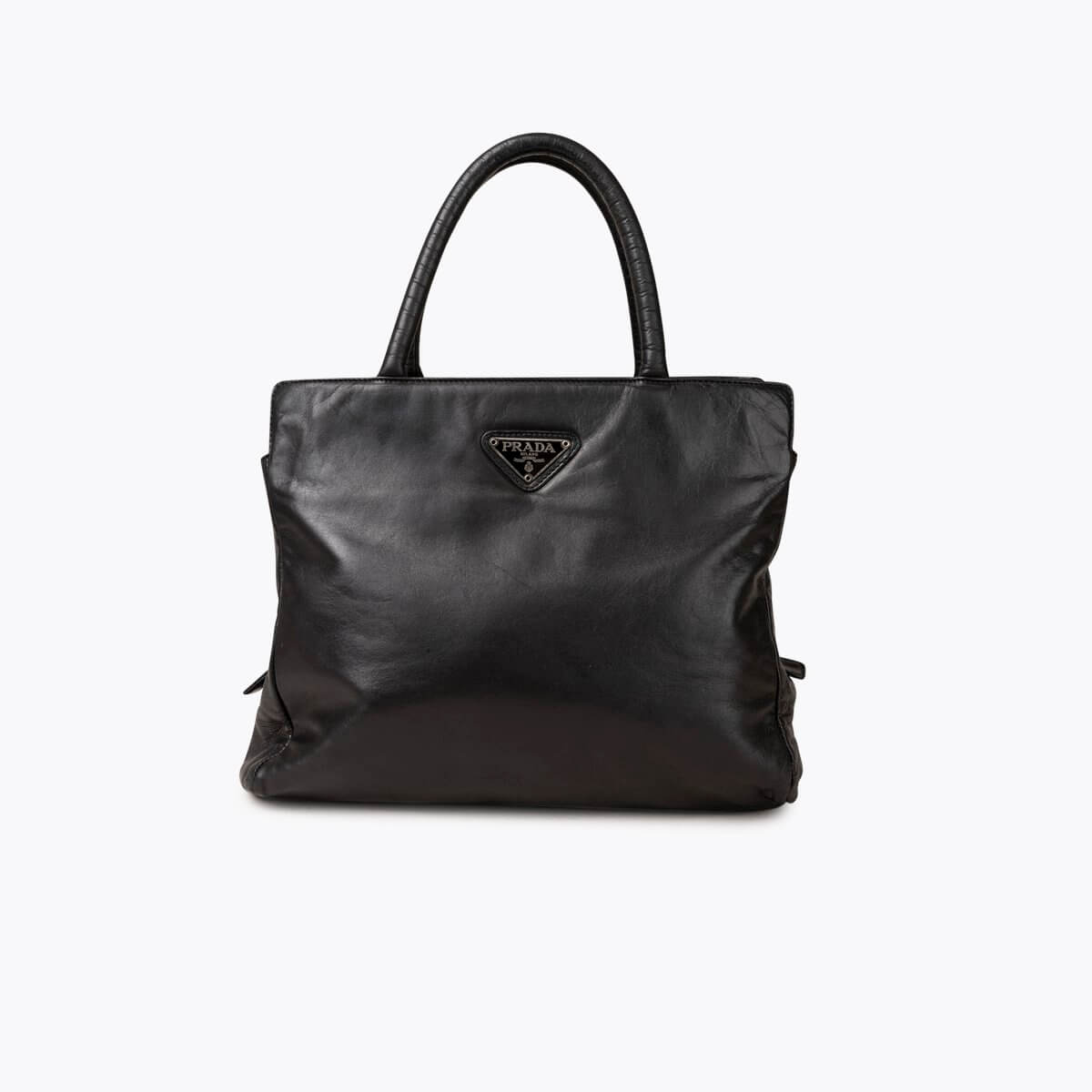 PRADA Black Leather Tote