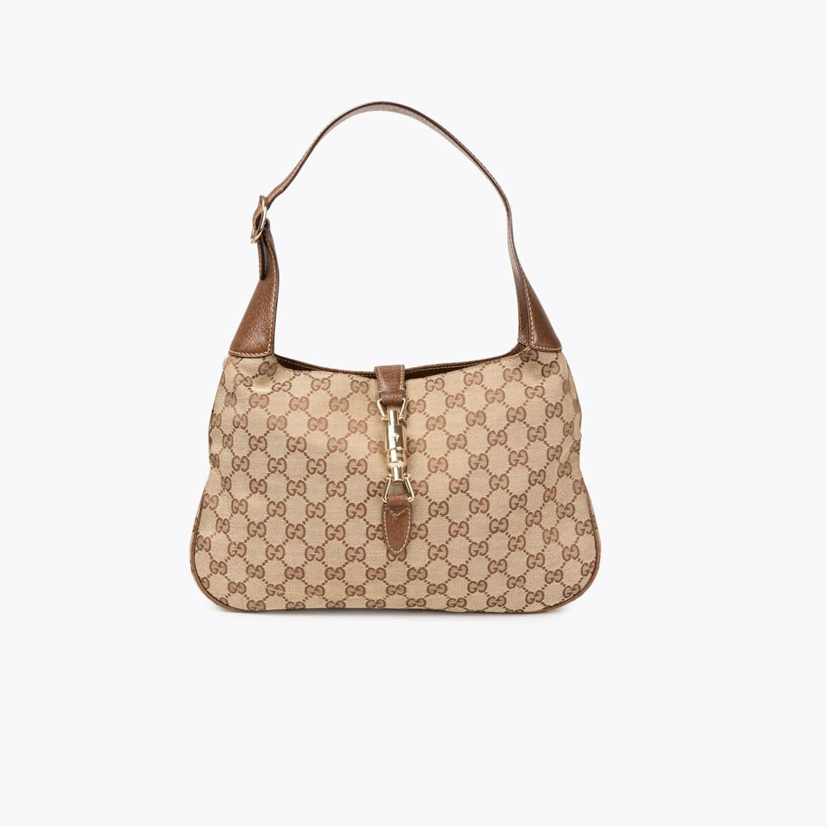 GUCCI GG Canvas Jackie Hobo Bag