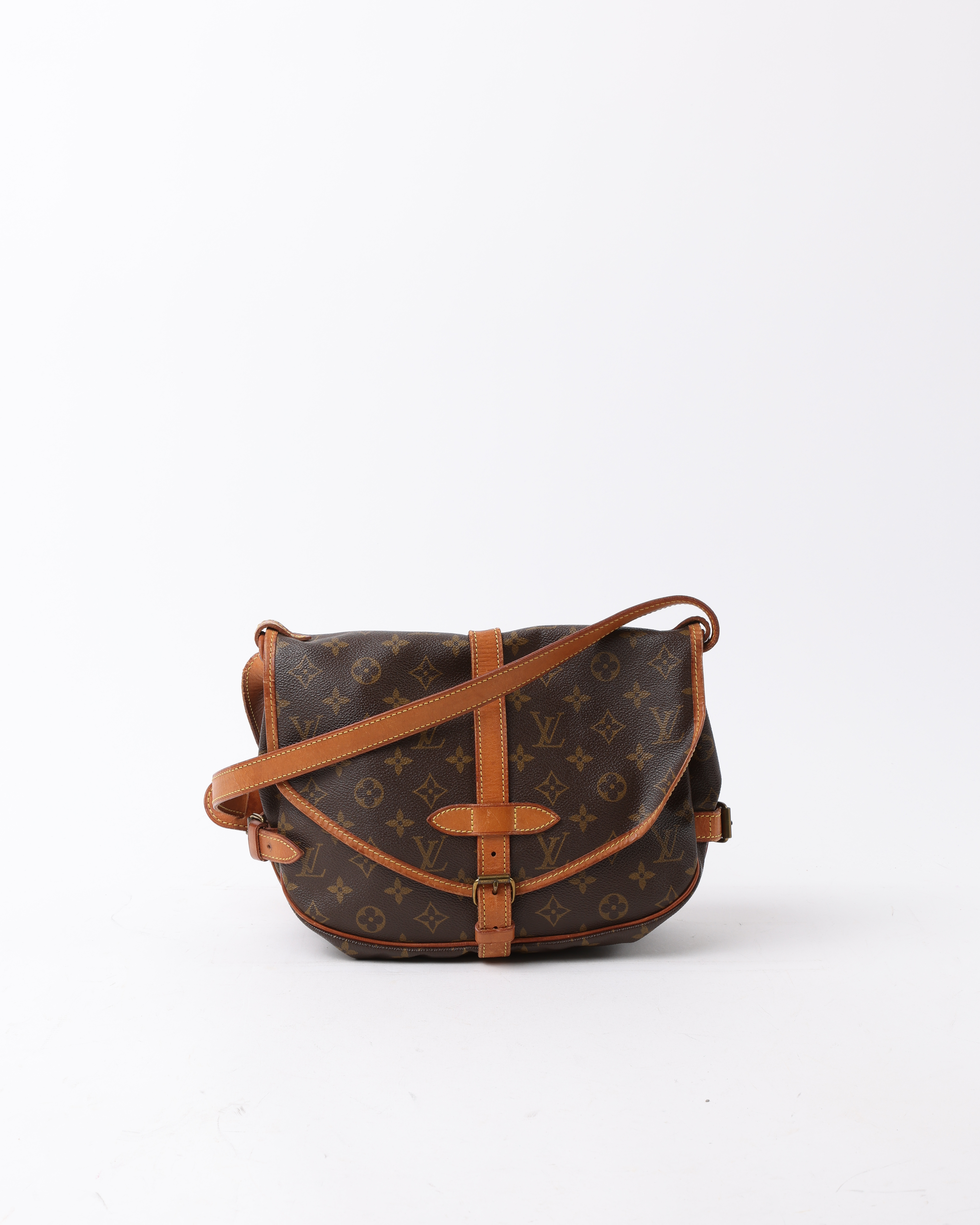 Pre-owned Louis Vuitton Monogram Saumur 30 Bag