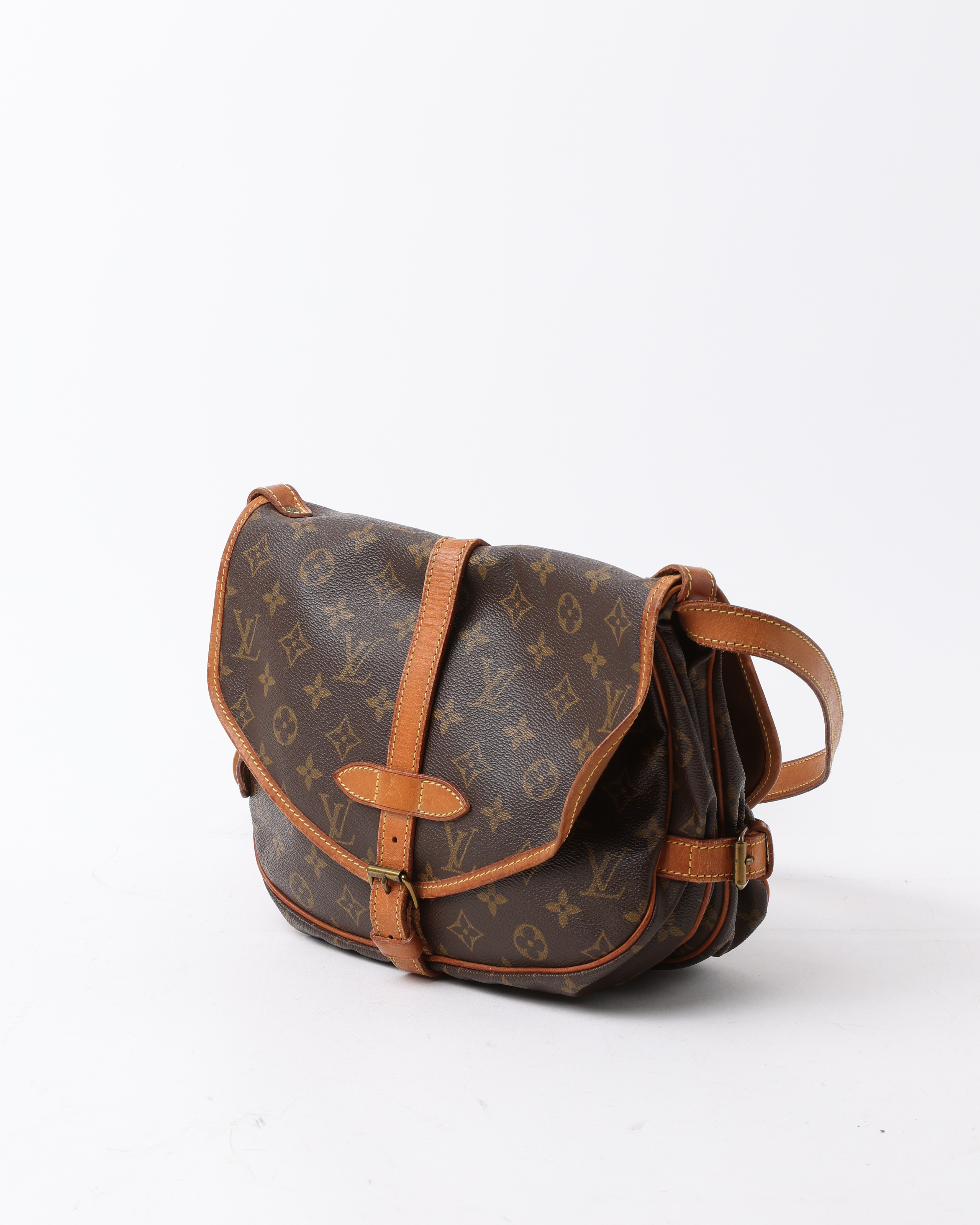 Pre-owned Louis Vuitton Monogram Saumur 30 Bag