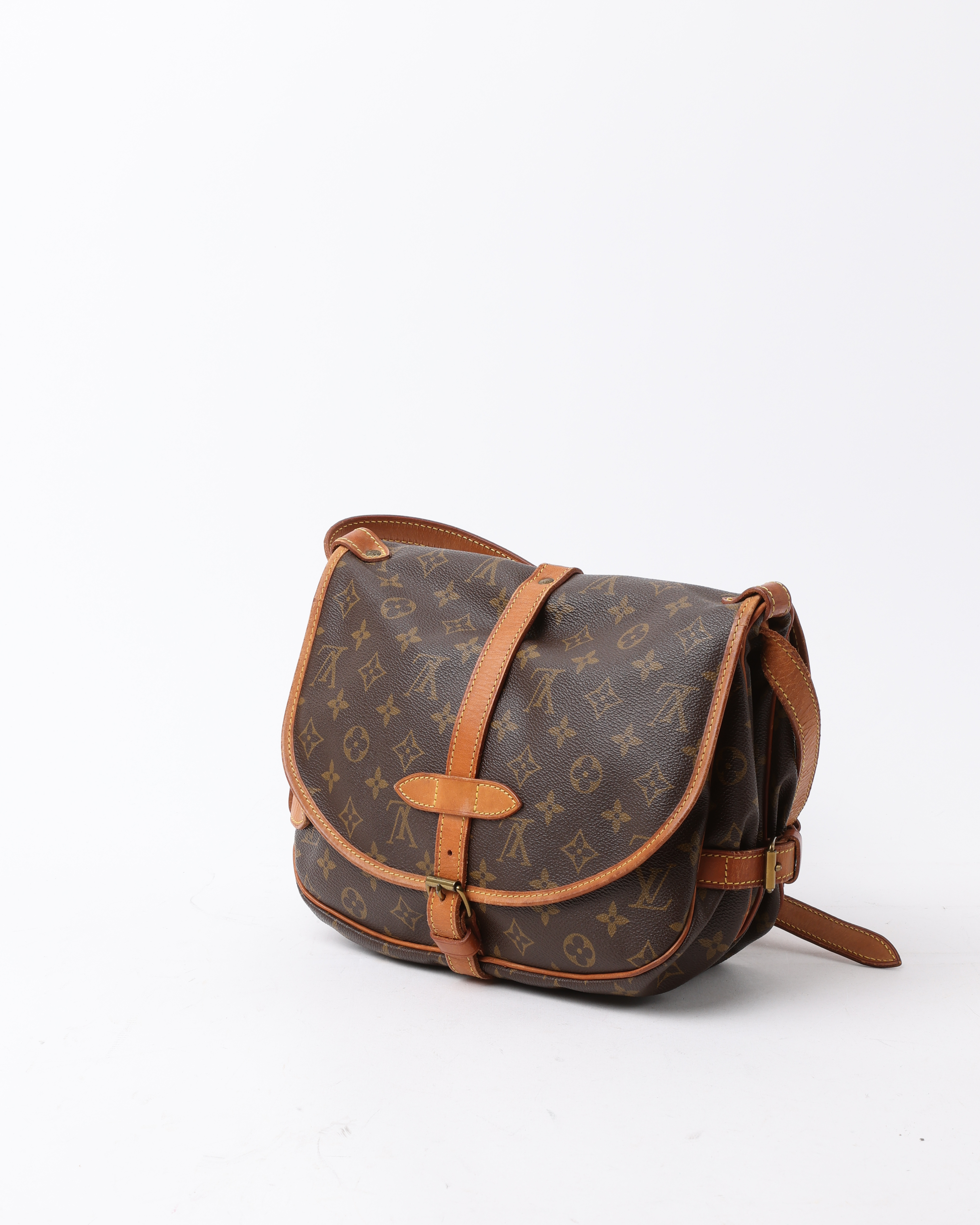 Pre-owned Louis Vuitton Monogram Saumur 30 Bag