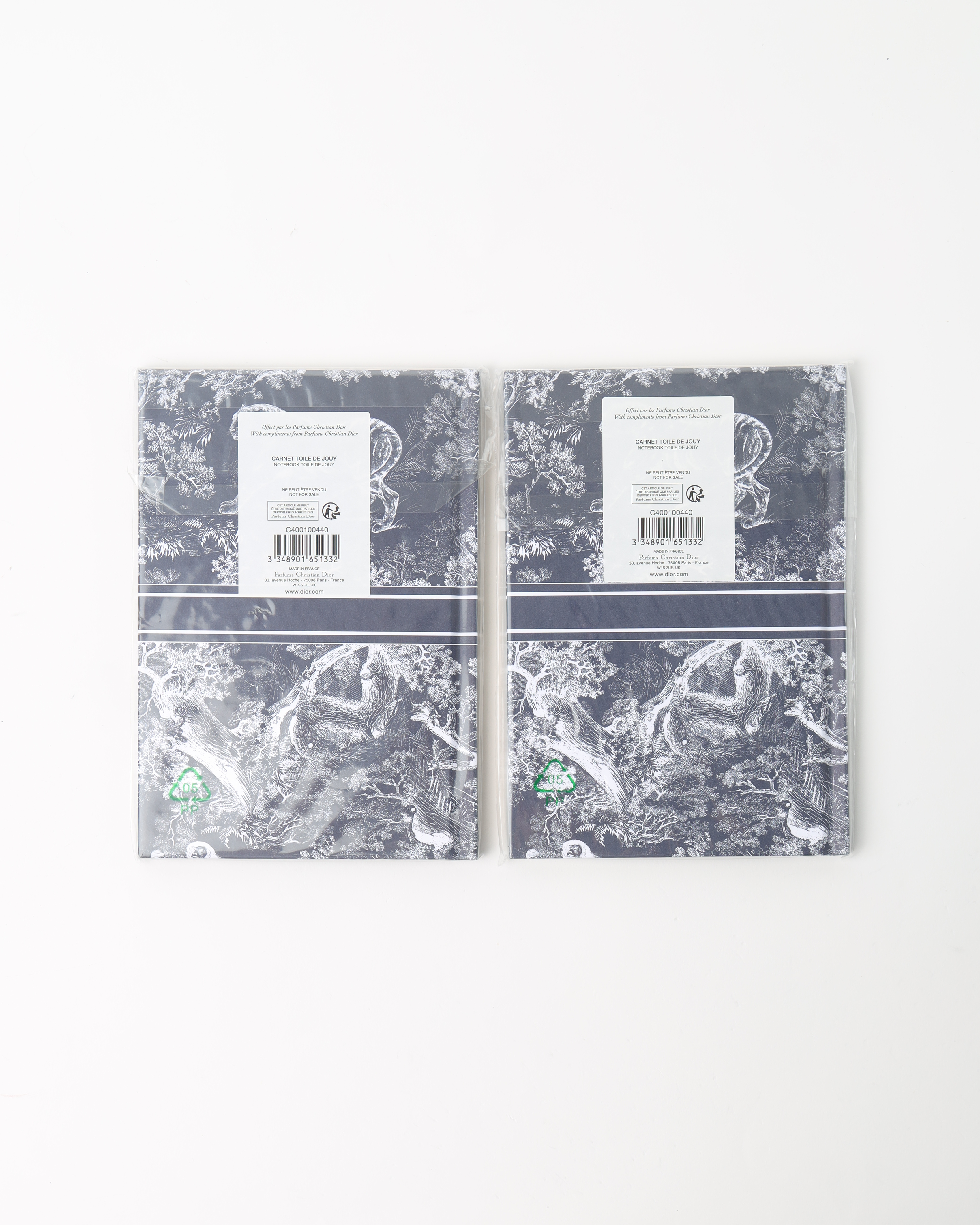 Dior Christian Toile De Jouy Notebook Set Of 2