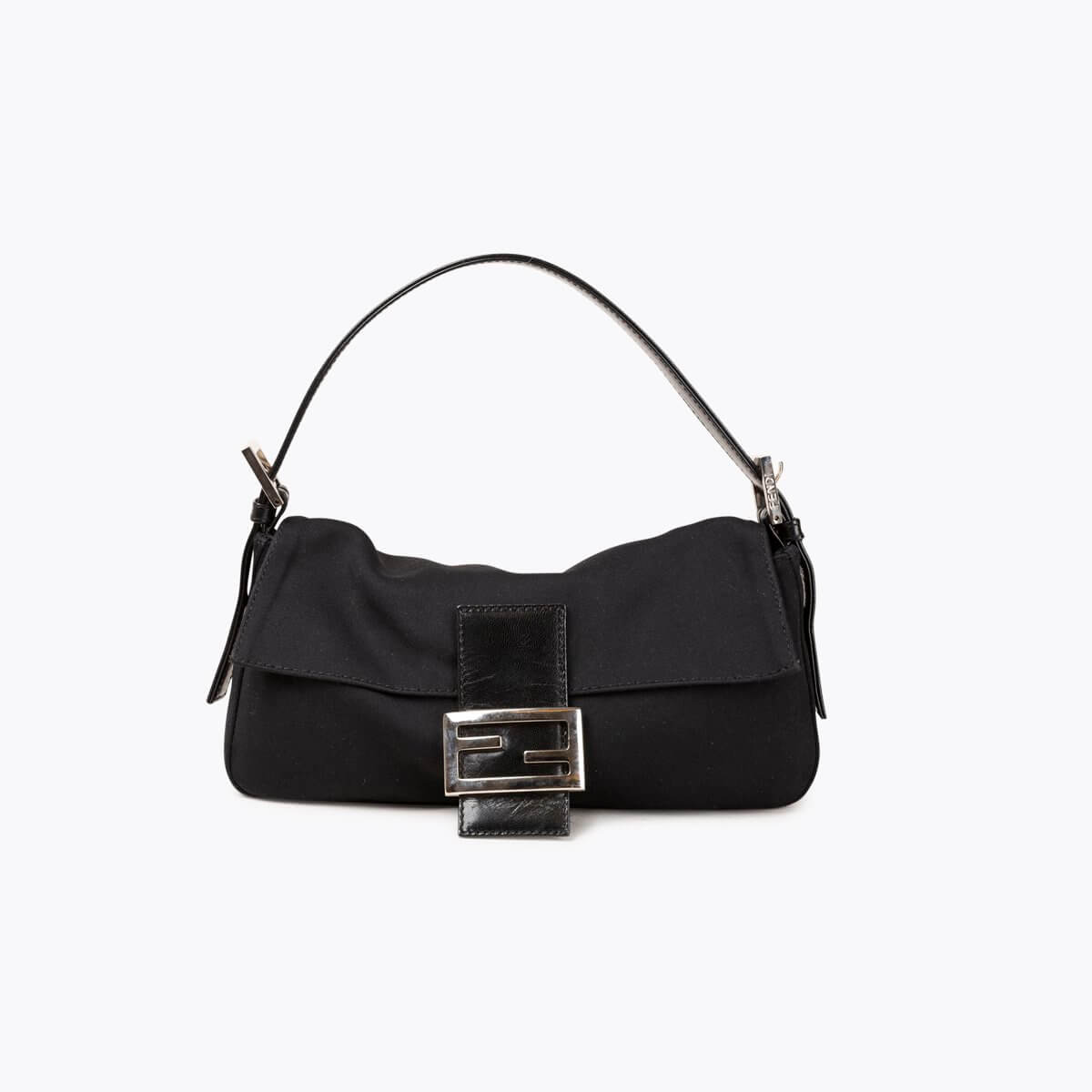 FENDI Neoprene Baguette Shoulder Bag