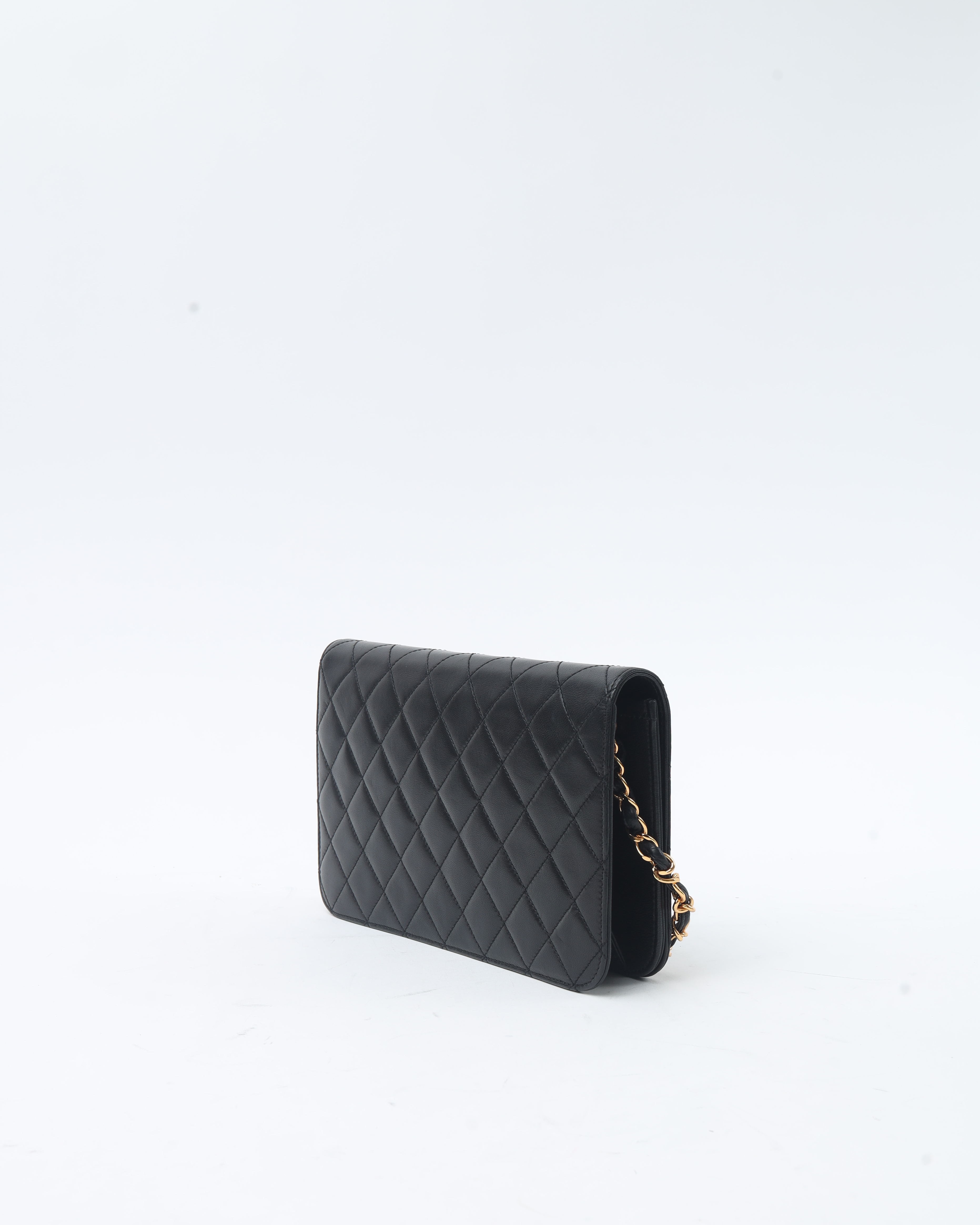 Pre-owned Chanel Classic Full Flap Bag In Black
