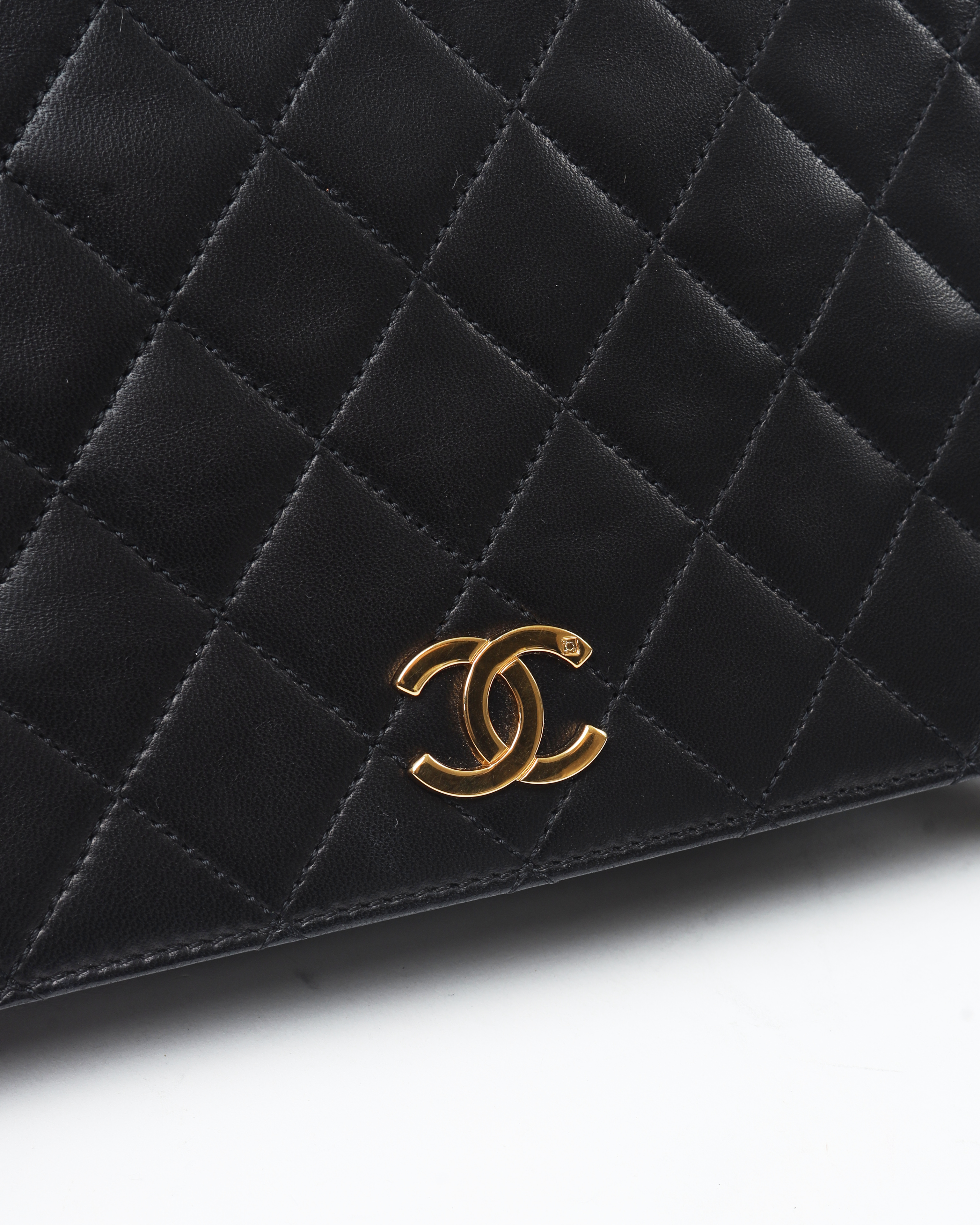 Pre-owned Chanel Classic Full Flap Bag In Black