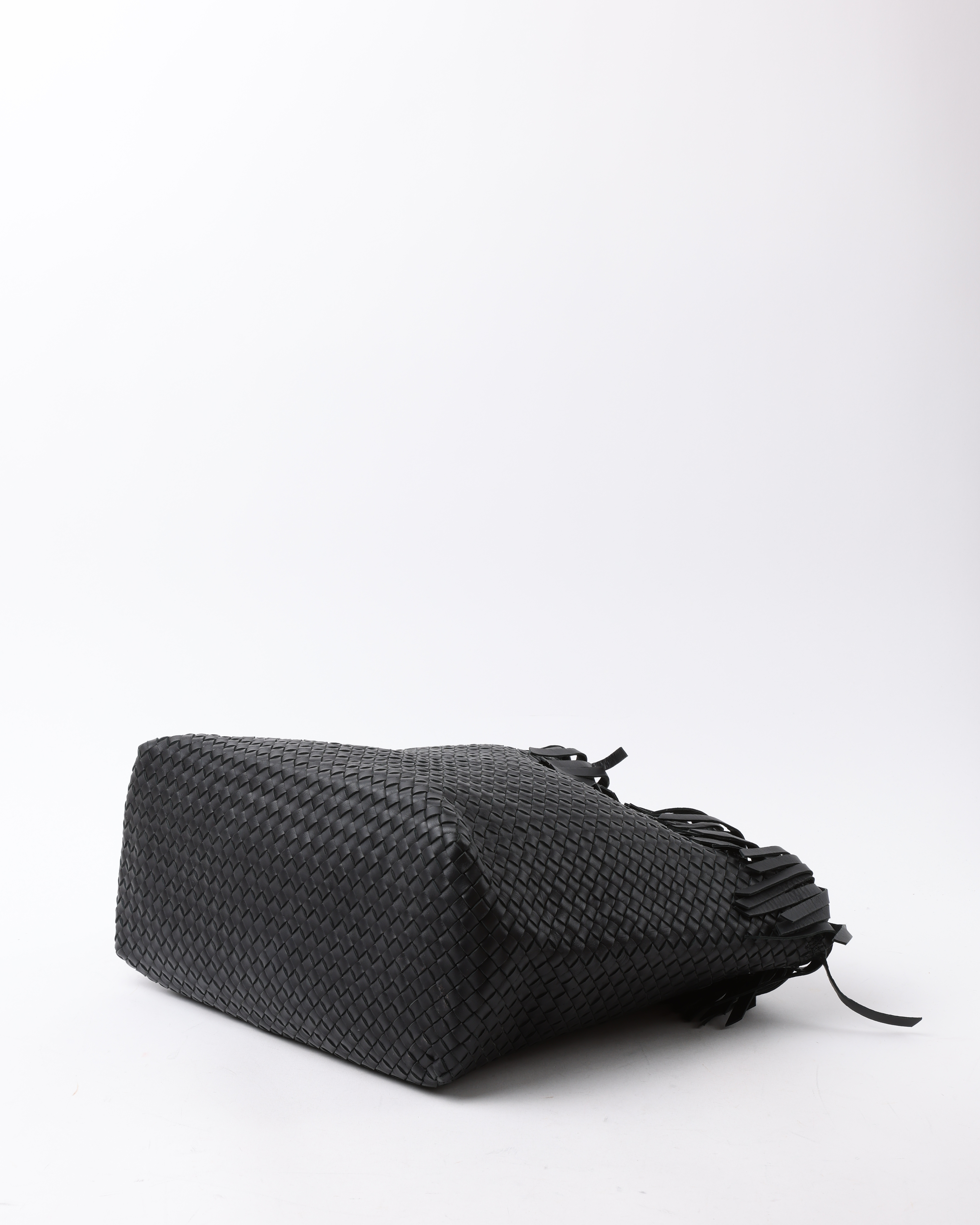 Bottega Veneta Intrecciato Fringed Tote Bag
