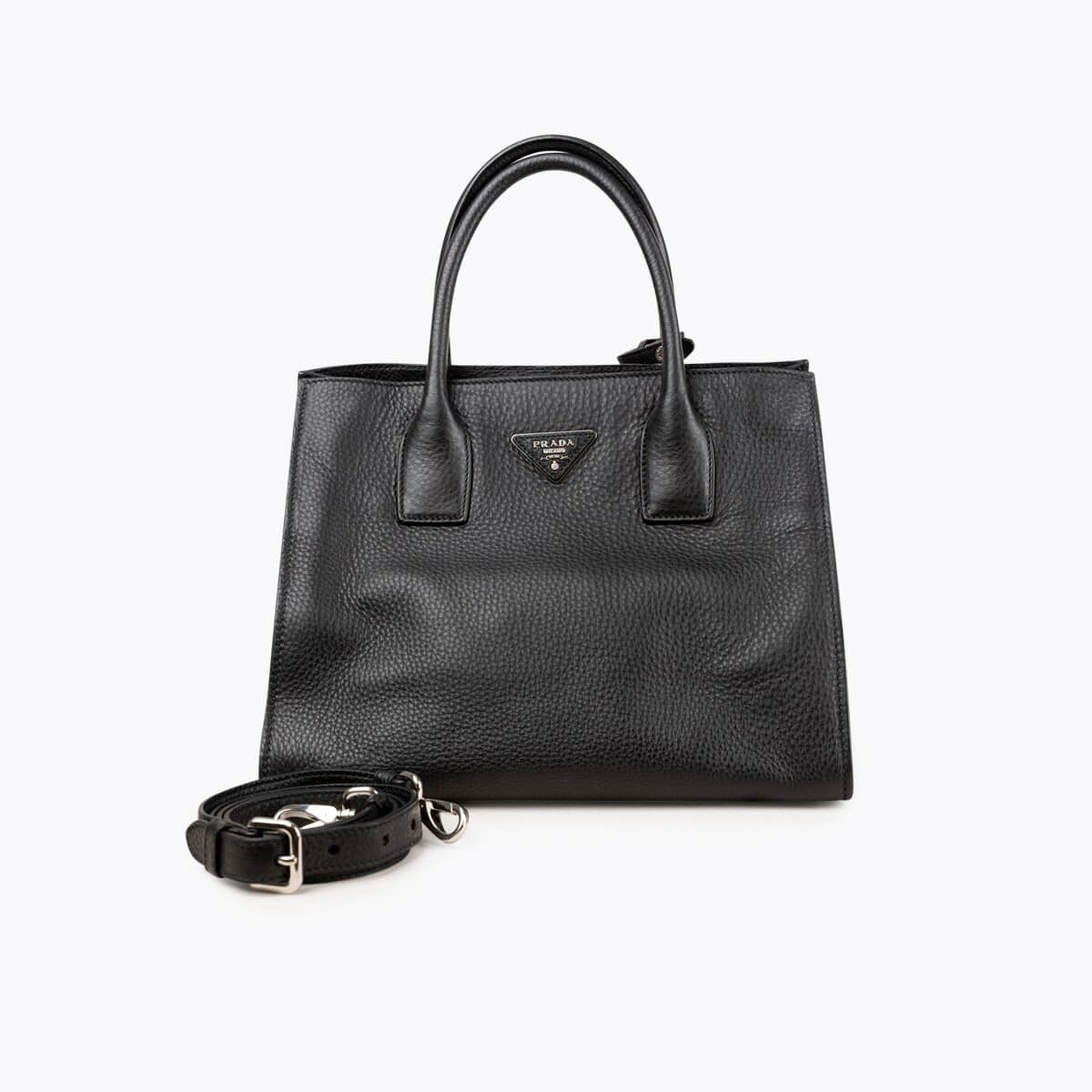 PRADA Vitello Daino Tote Bag