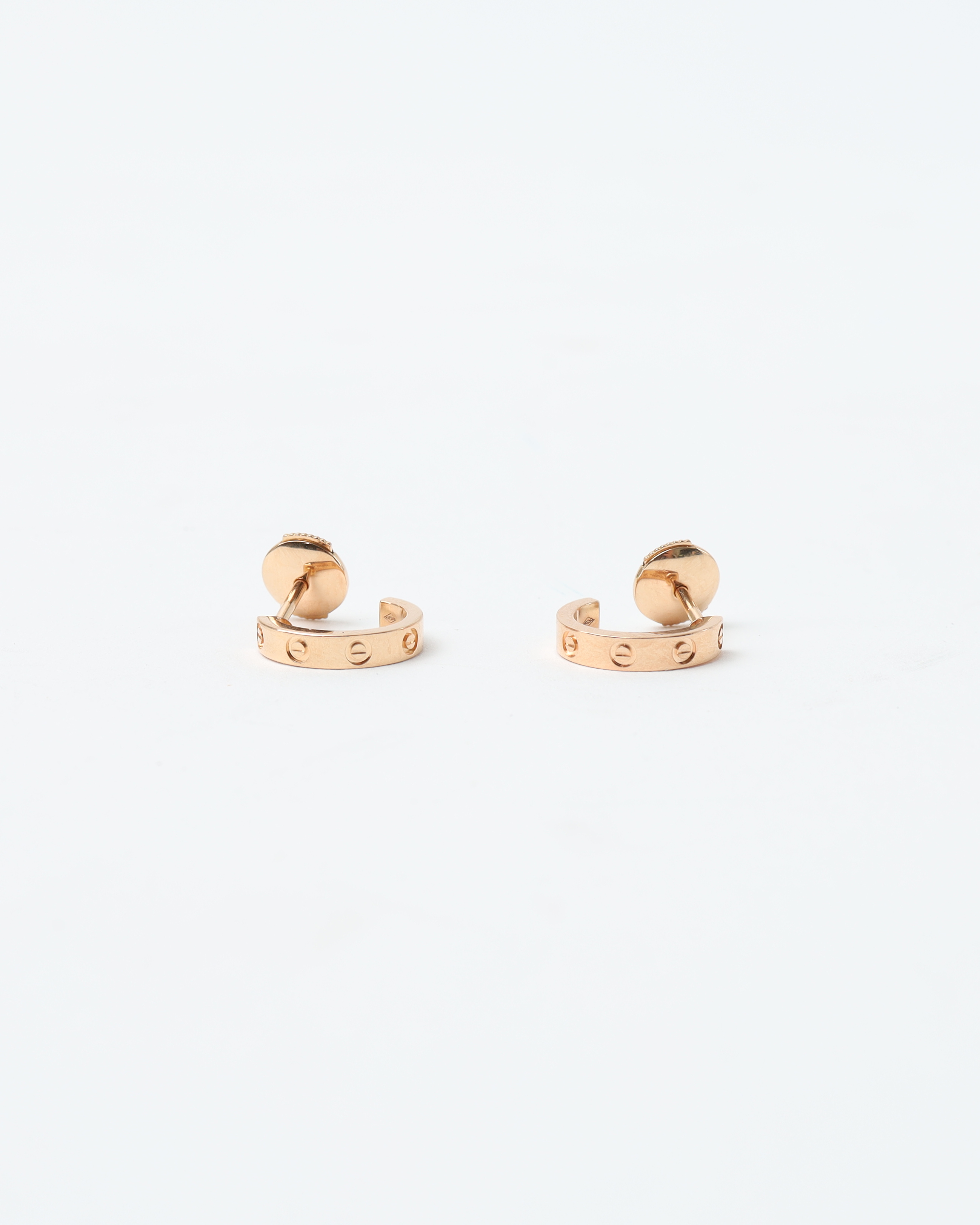Cartier Love Rose Gold Earrings