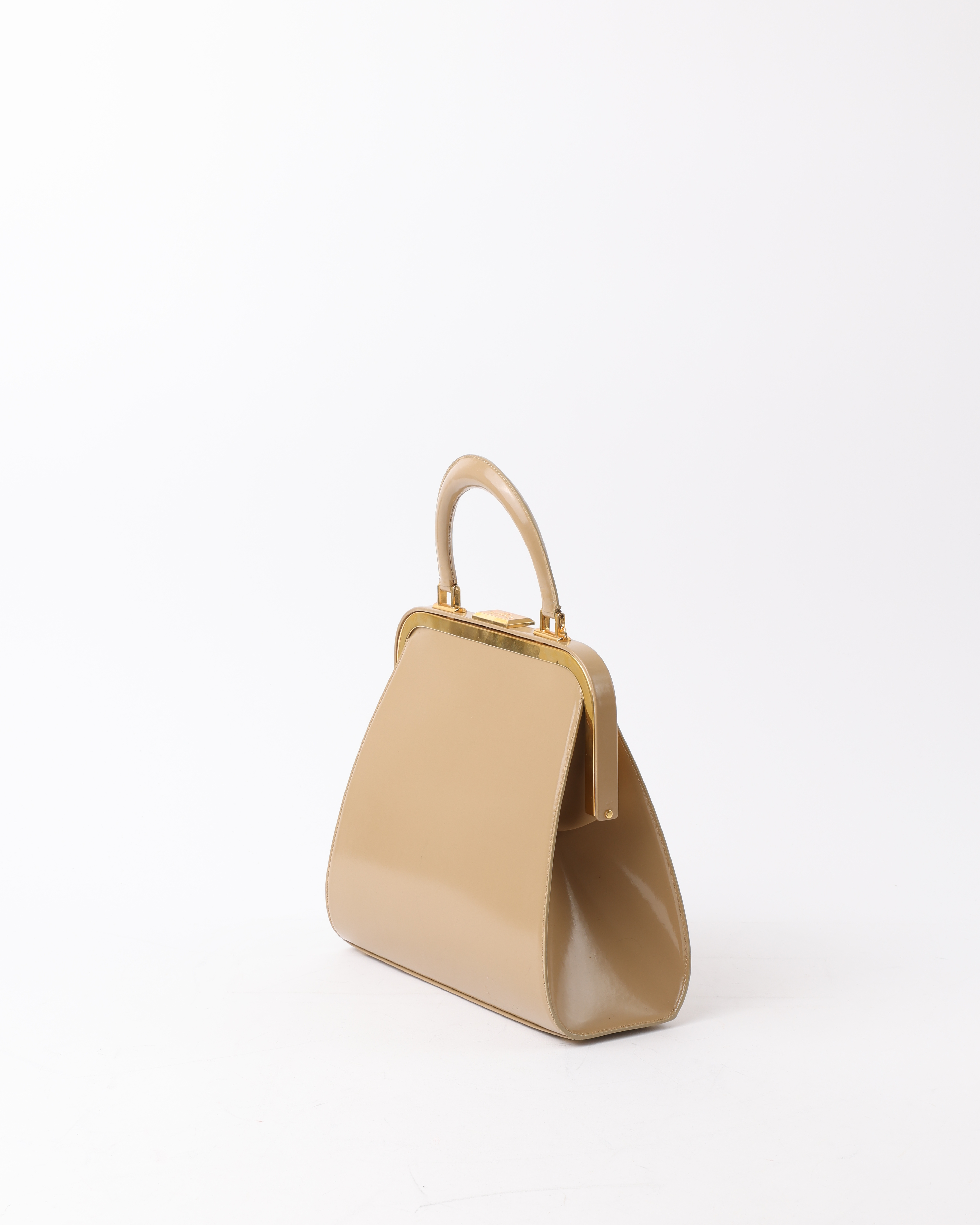 Dior Christian Patent Fermoir Handbag