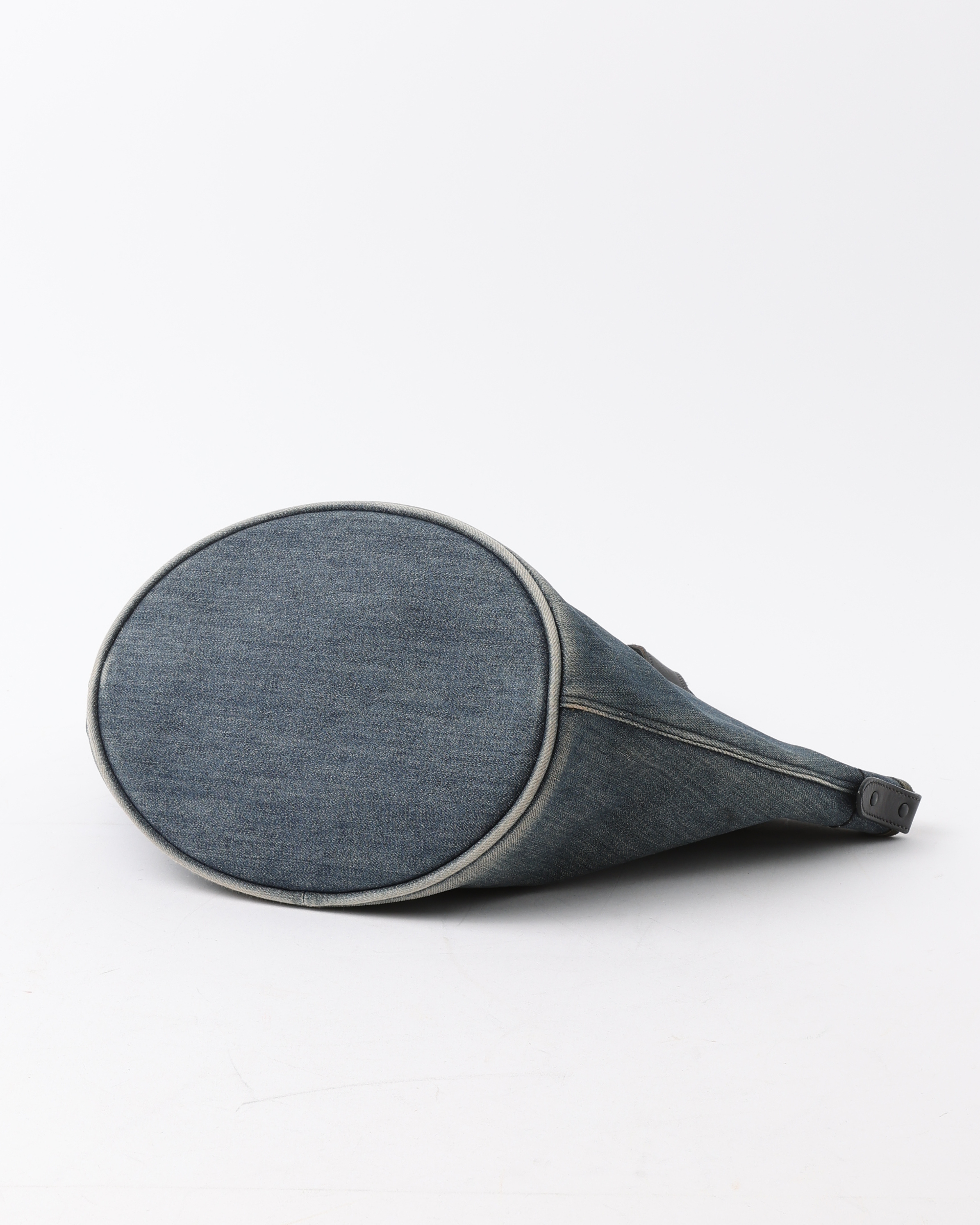 Shop Prada Denim Bucket Bag