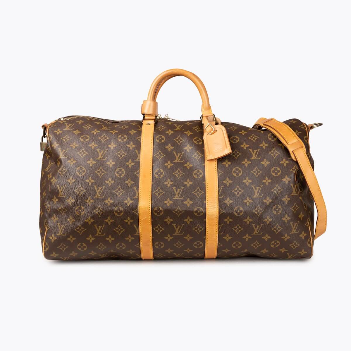 Louis Vuitton Monogram Keepall Bandoulière 55 Weekend Bag