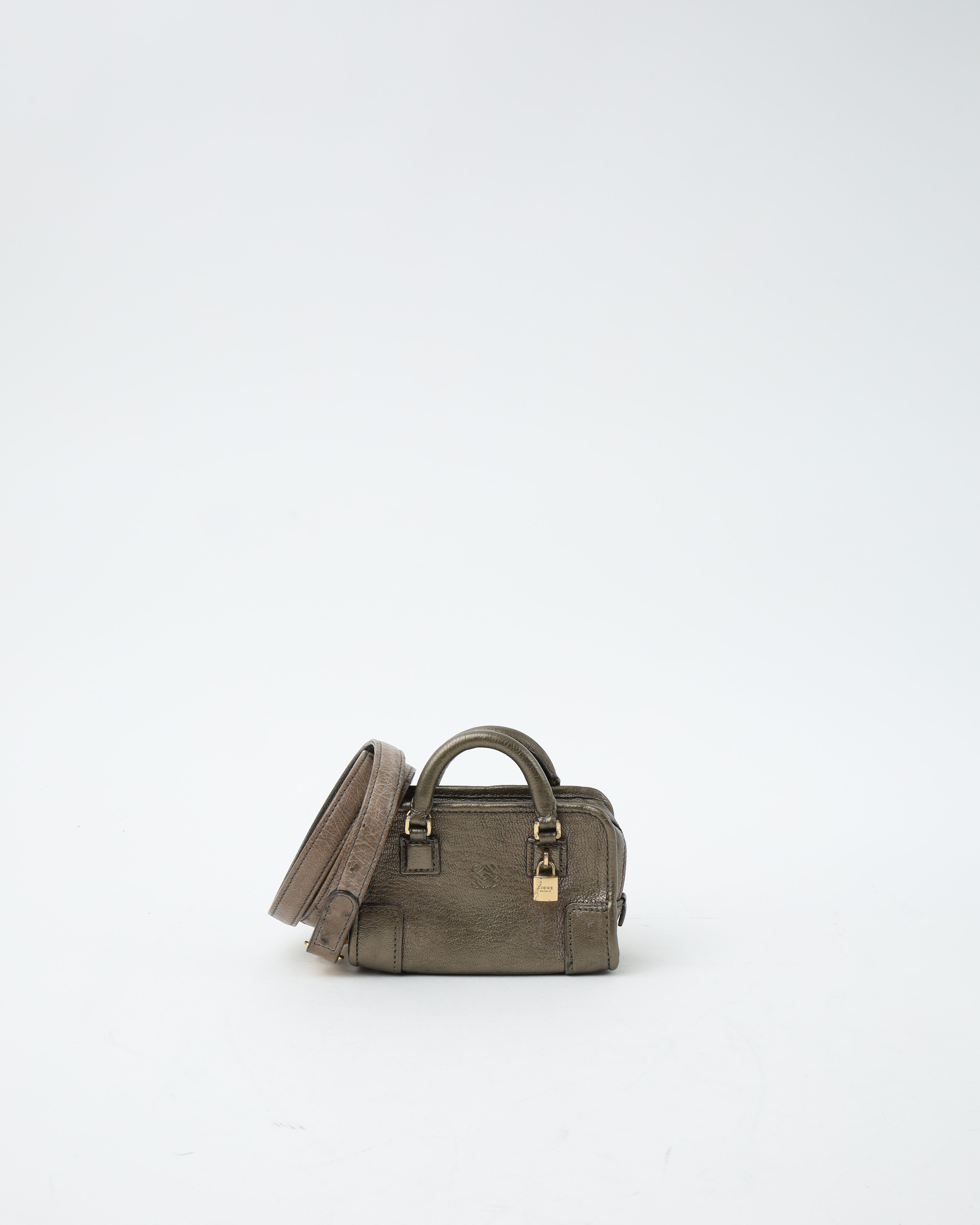Shop Loewe Micro Amazona Crossbody Bag