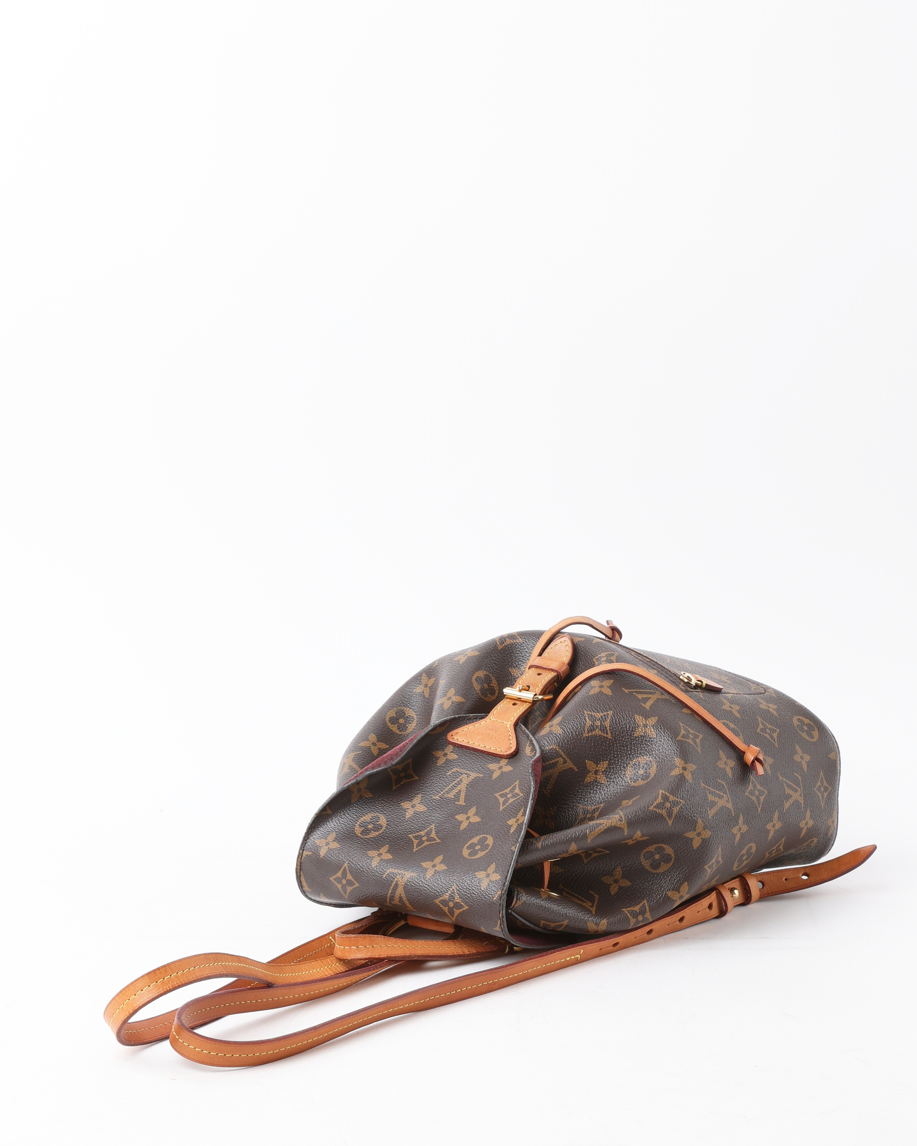 Pre-owned Louis Vuitton Monogram Montsouris Mm Nm Backpack