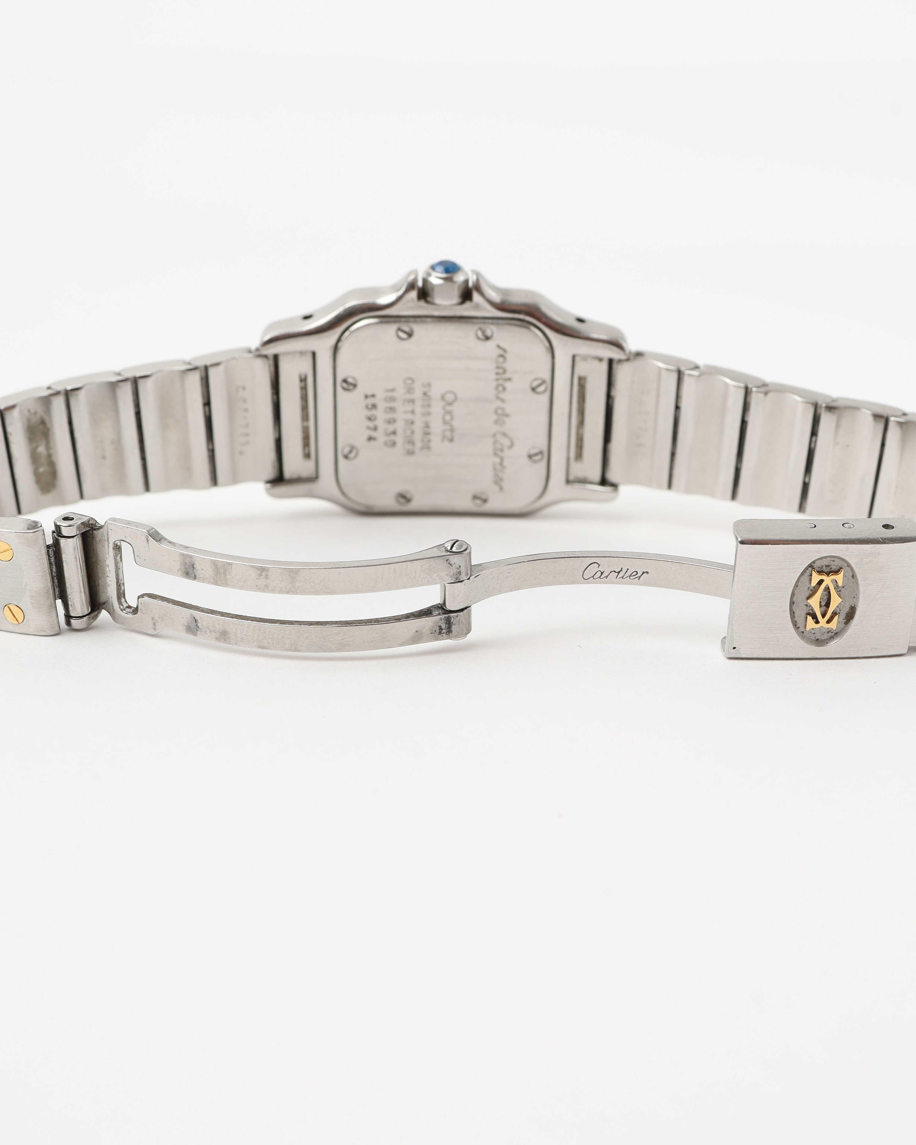 Cartier Santos Galbée 24mm Ref 166930 Watch In Multi