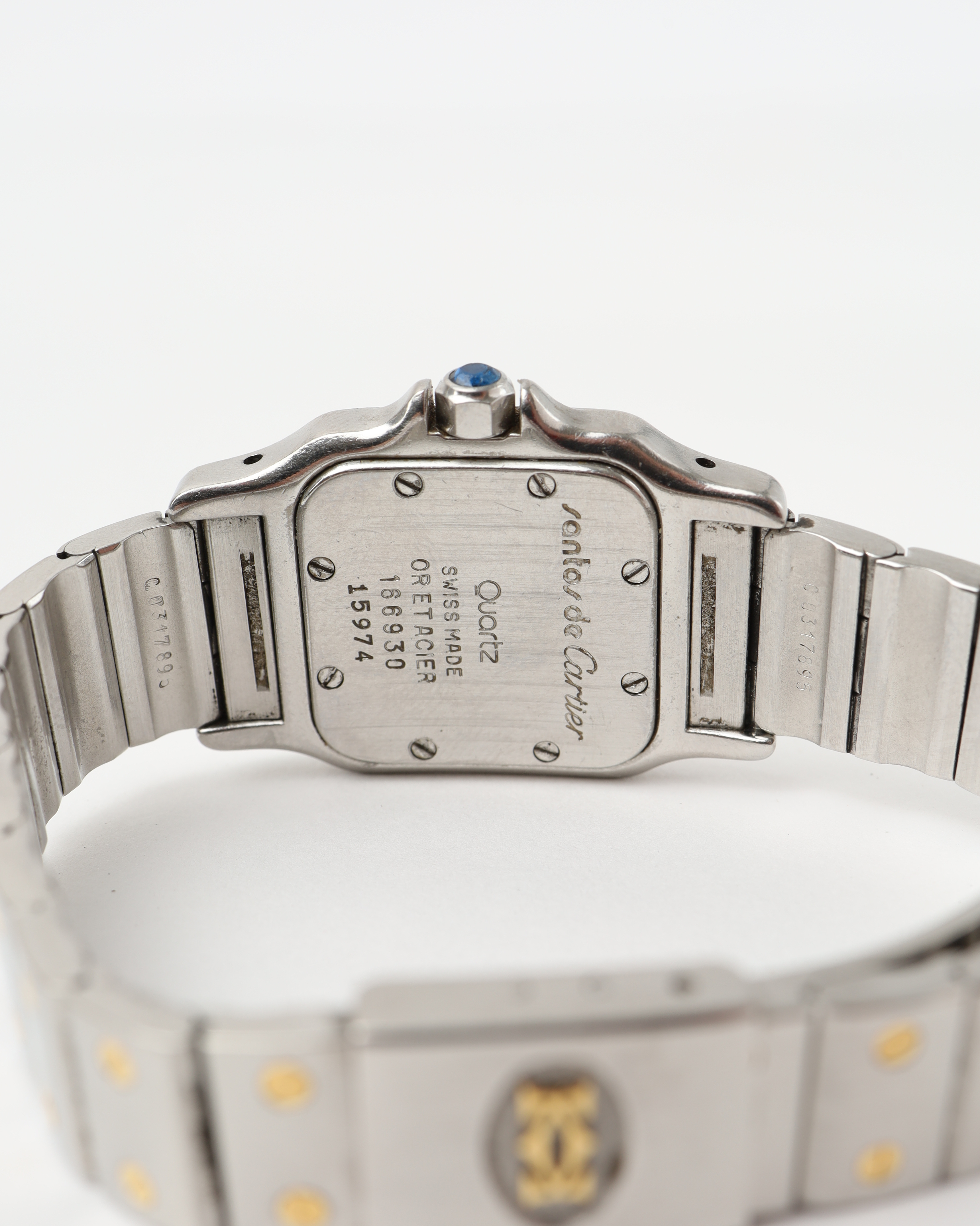 Cartier Santos Galbée 24mm Ref 166930 Watch In Multi