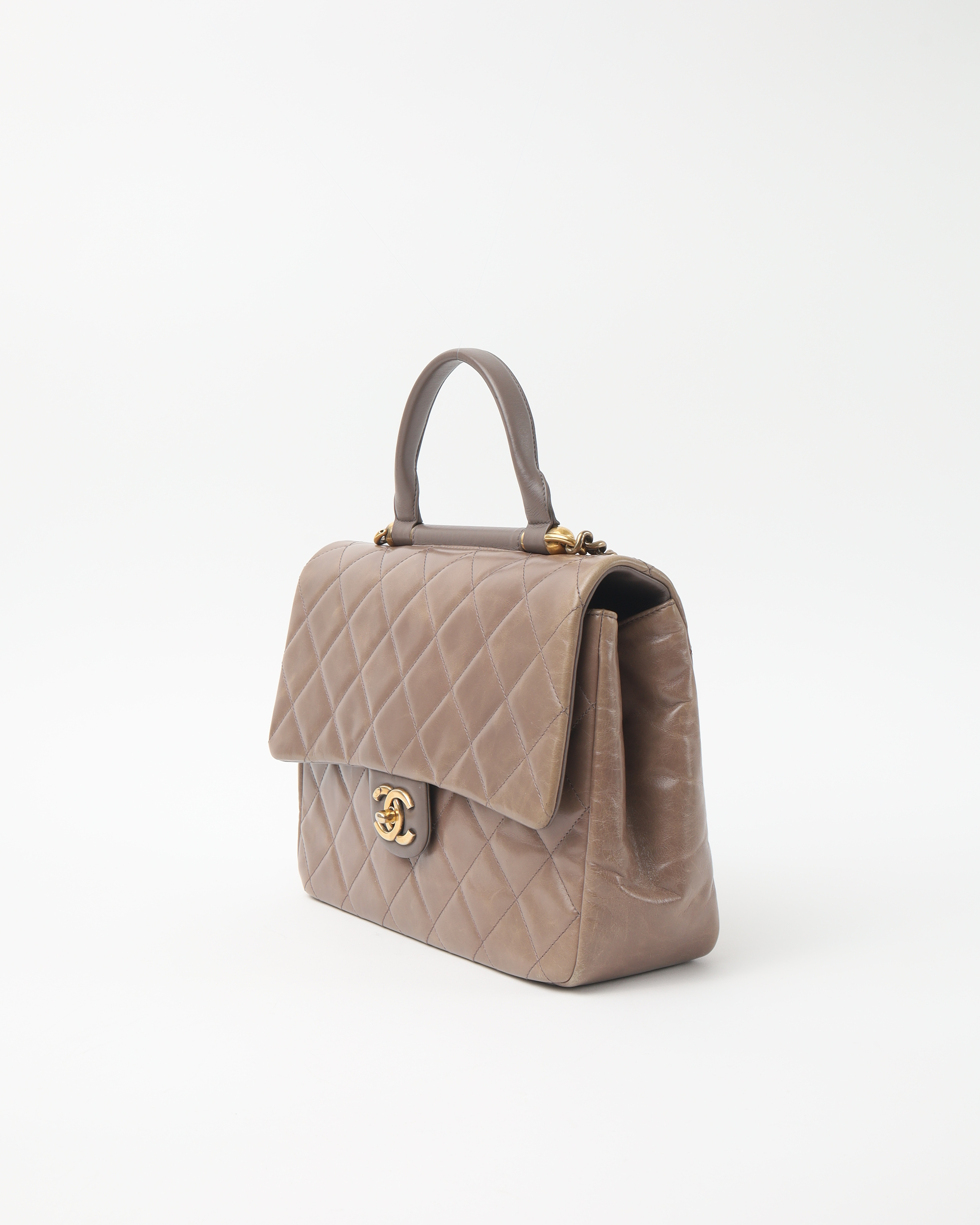 Pre-owned Chanel Paris-rome Gold Bar Bag