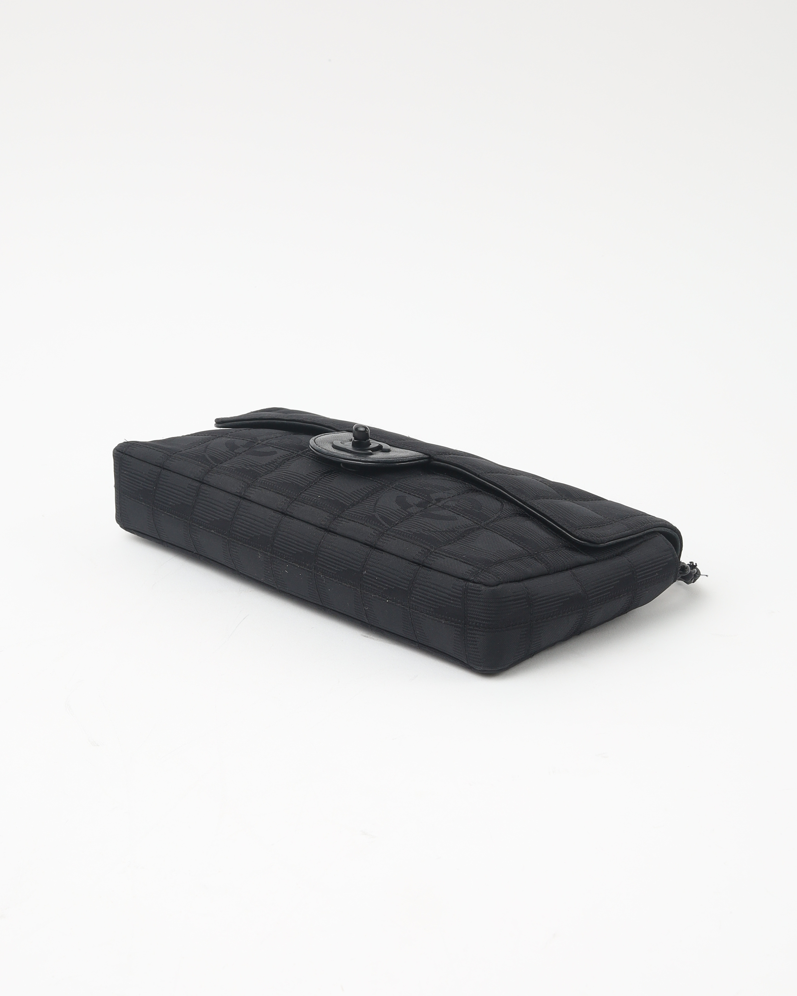 Pre-owned Chanel Cc Travel Line Chocolate Bar Bag