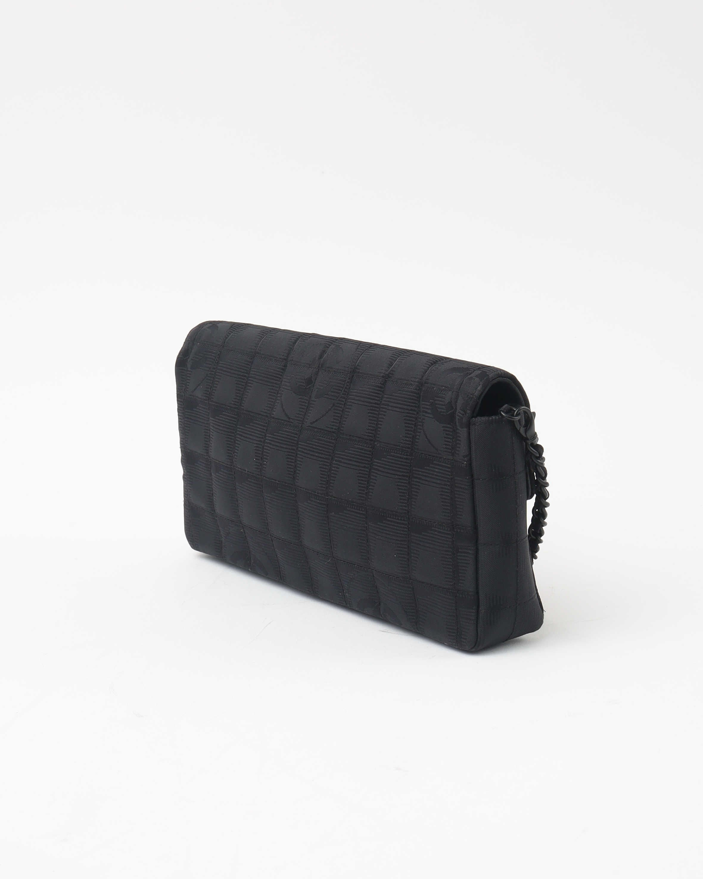 Pre-owned Chanel Cc Travel Line Chocolate Bar Bag