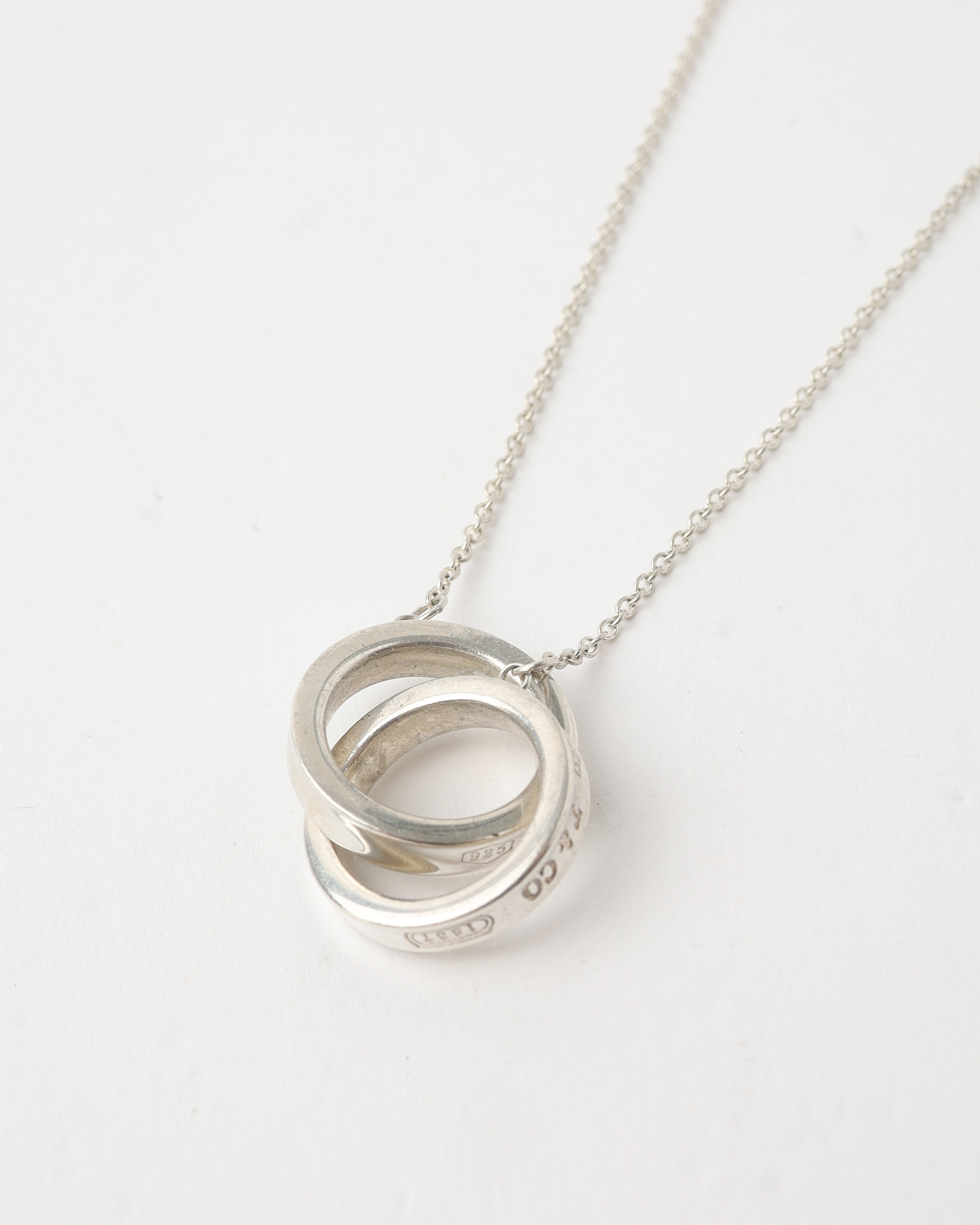 Tiffany & Co 1837 Double Ring Necklace