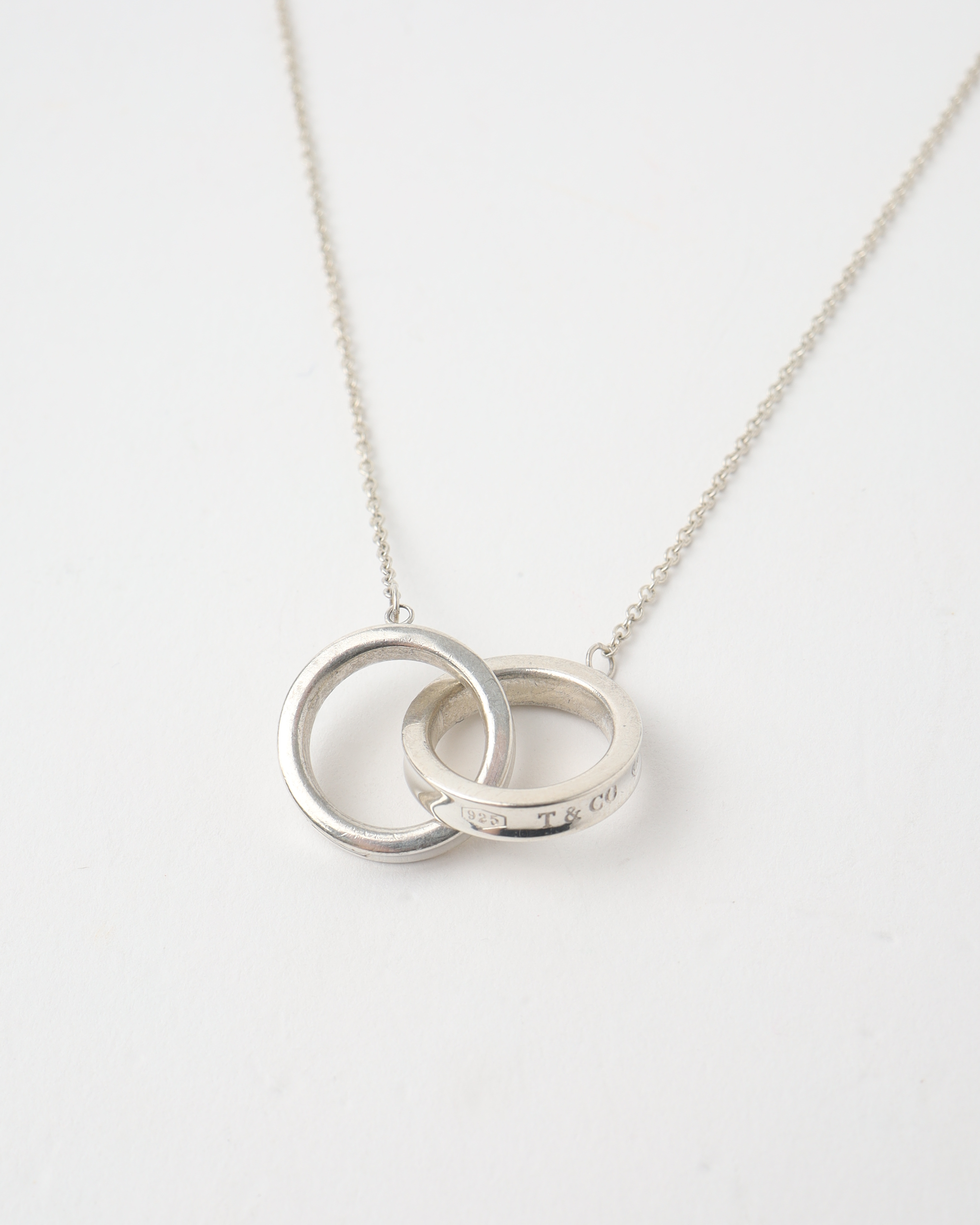 Tiffany & Co 1837 Double Ring Necklace