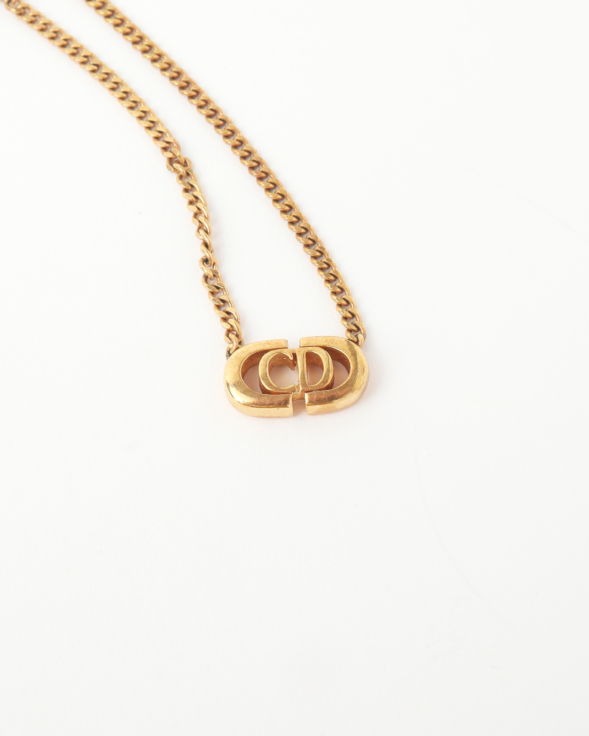Dior Christian  Cd Logo Necklace