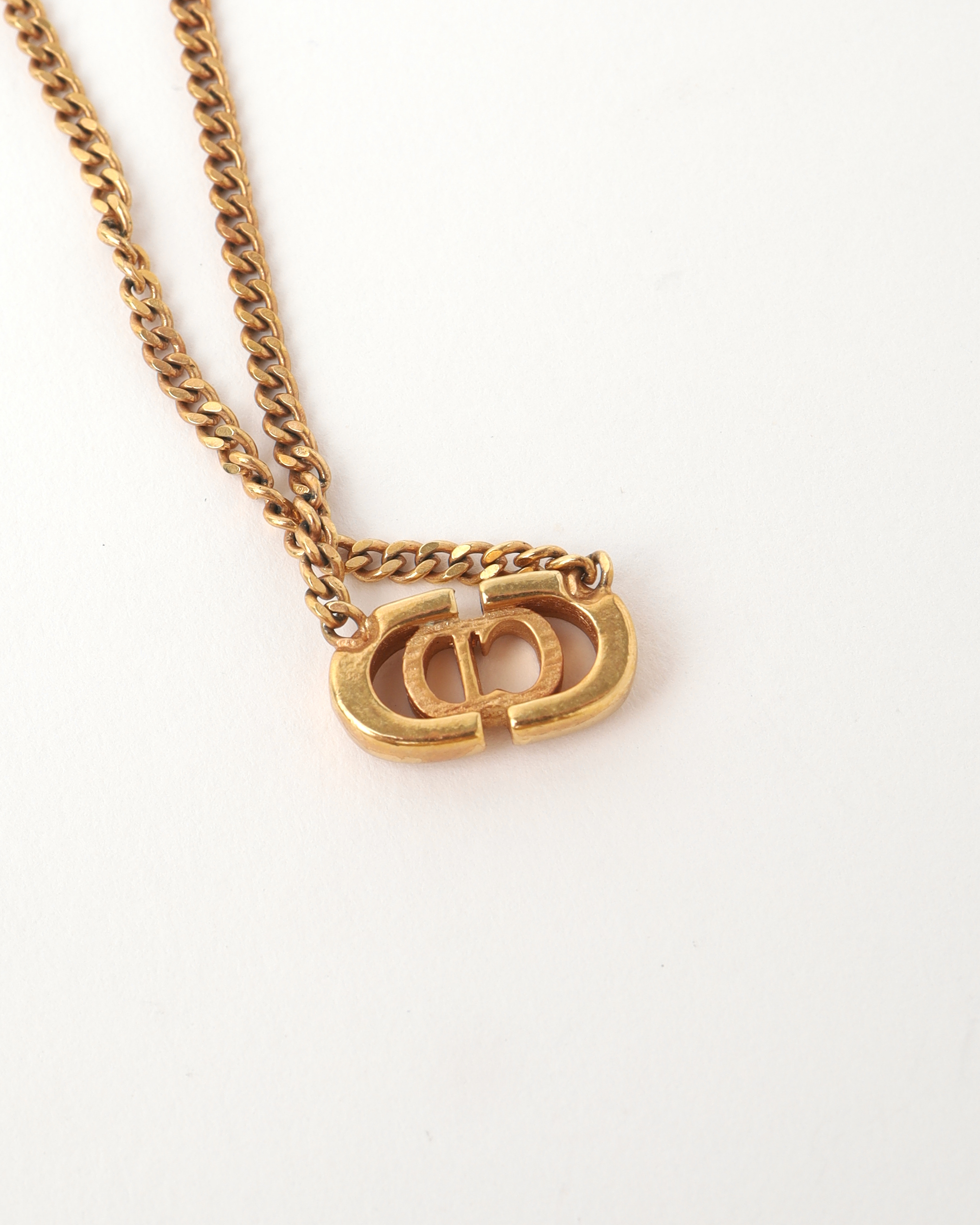 Dior Christian  Cd Logo Necklace