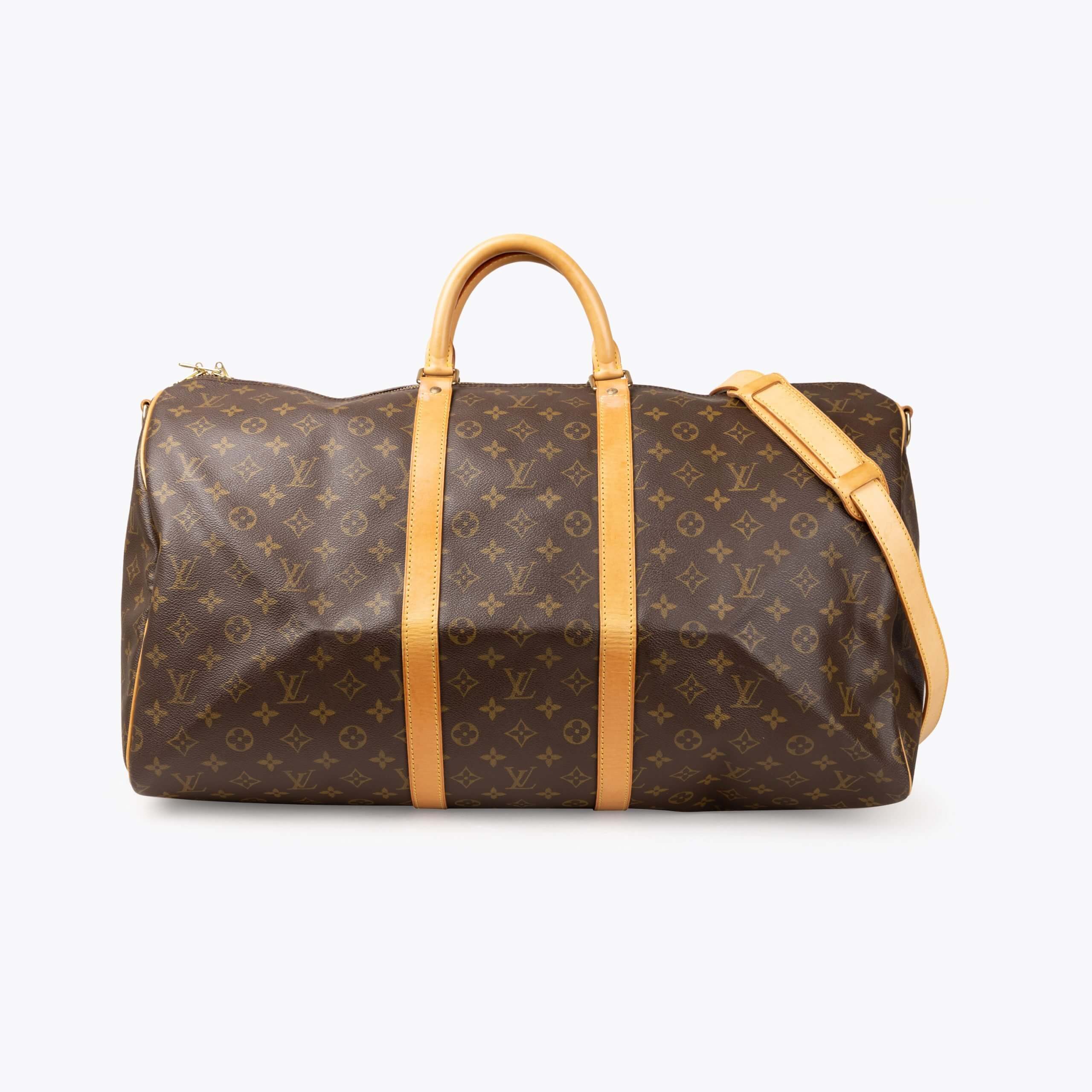 LOUIS VUITTON Keepall Bandouliére 55 Weekend Bag