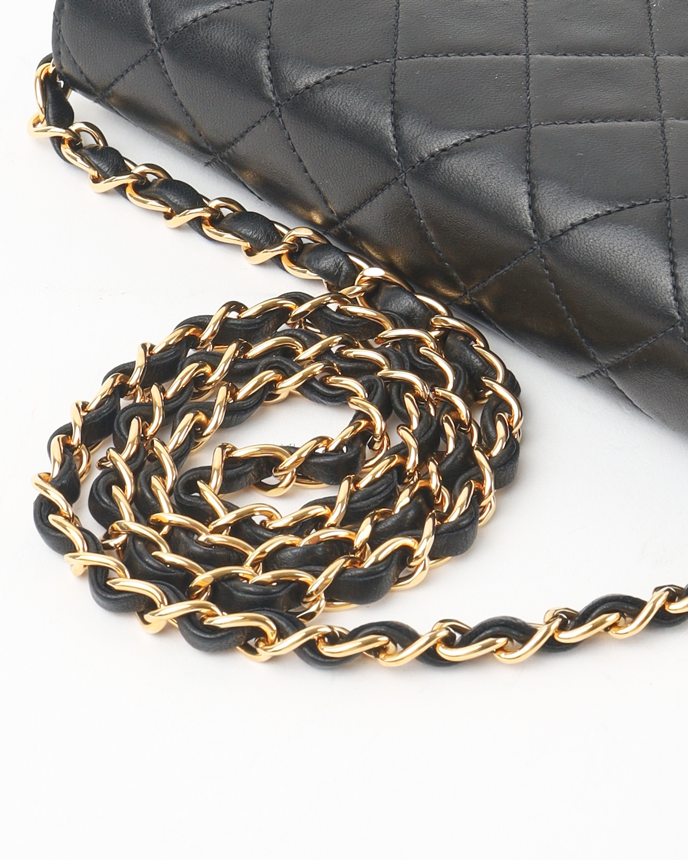 Pre-owned Chanel Classic Full Flap Bag In Black